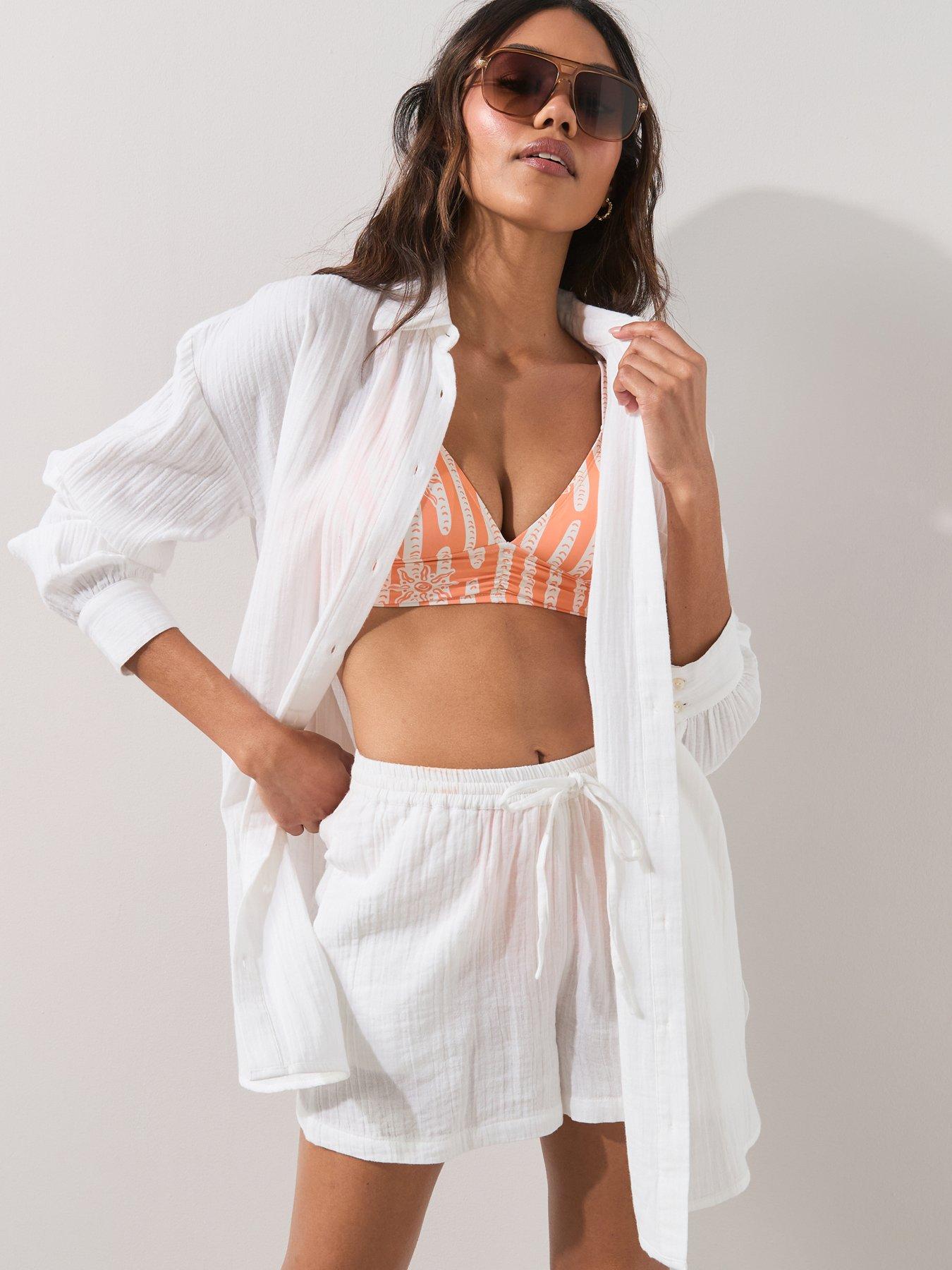 The Very Collection Longer Length Beach Shirt