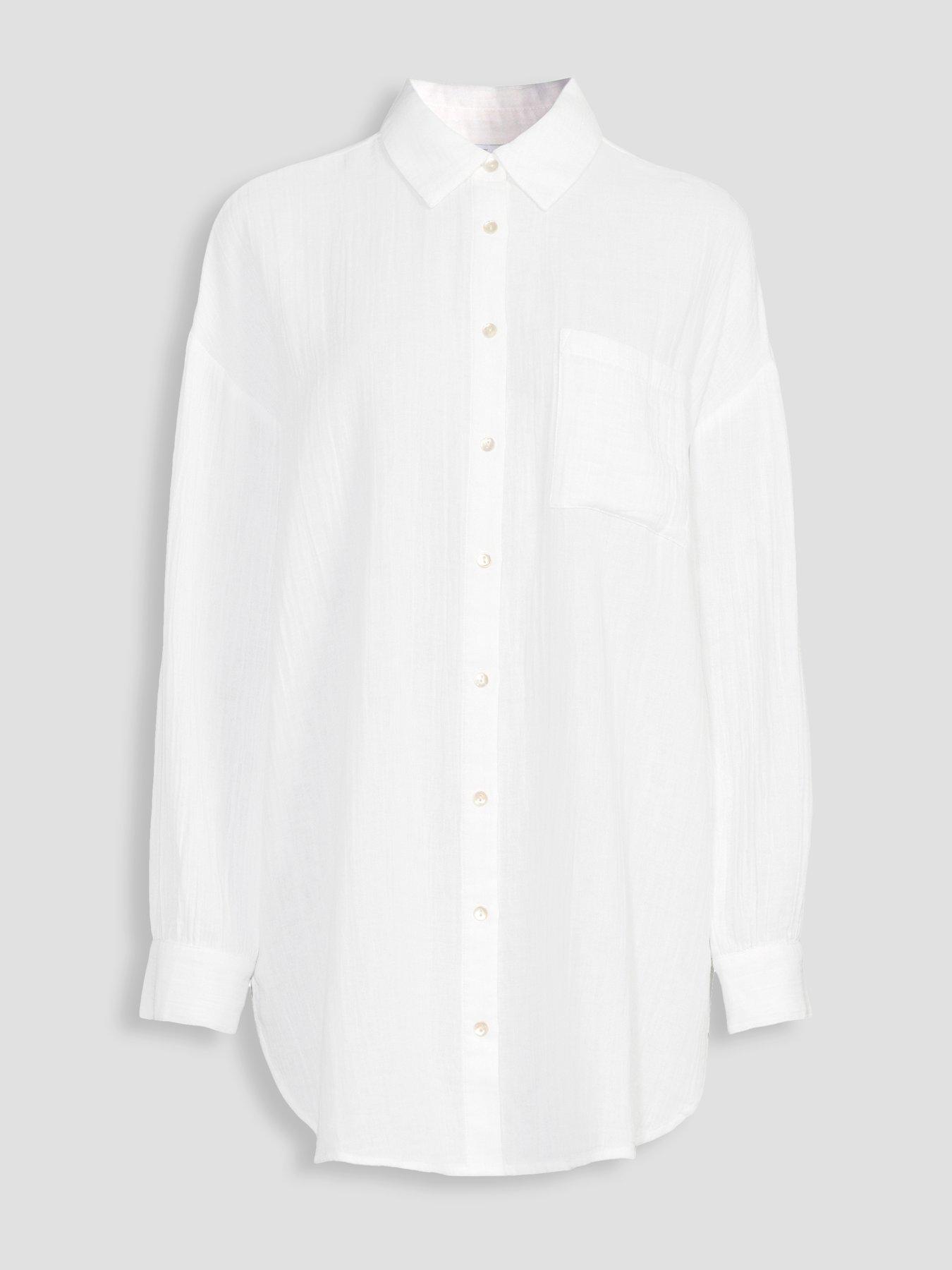Image 7 of 7 of The Very Collection Longer Length Beach Shirt