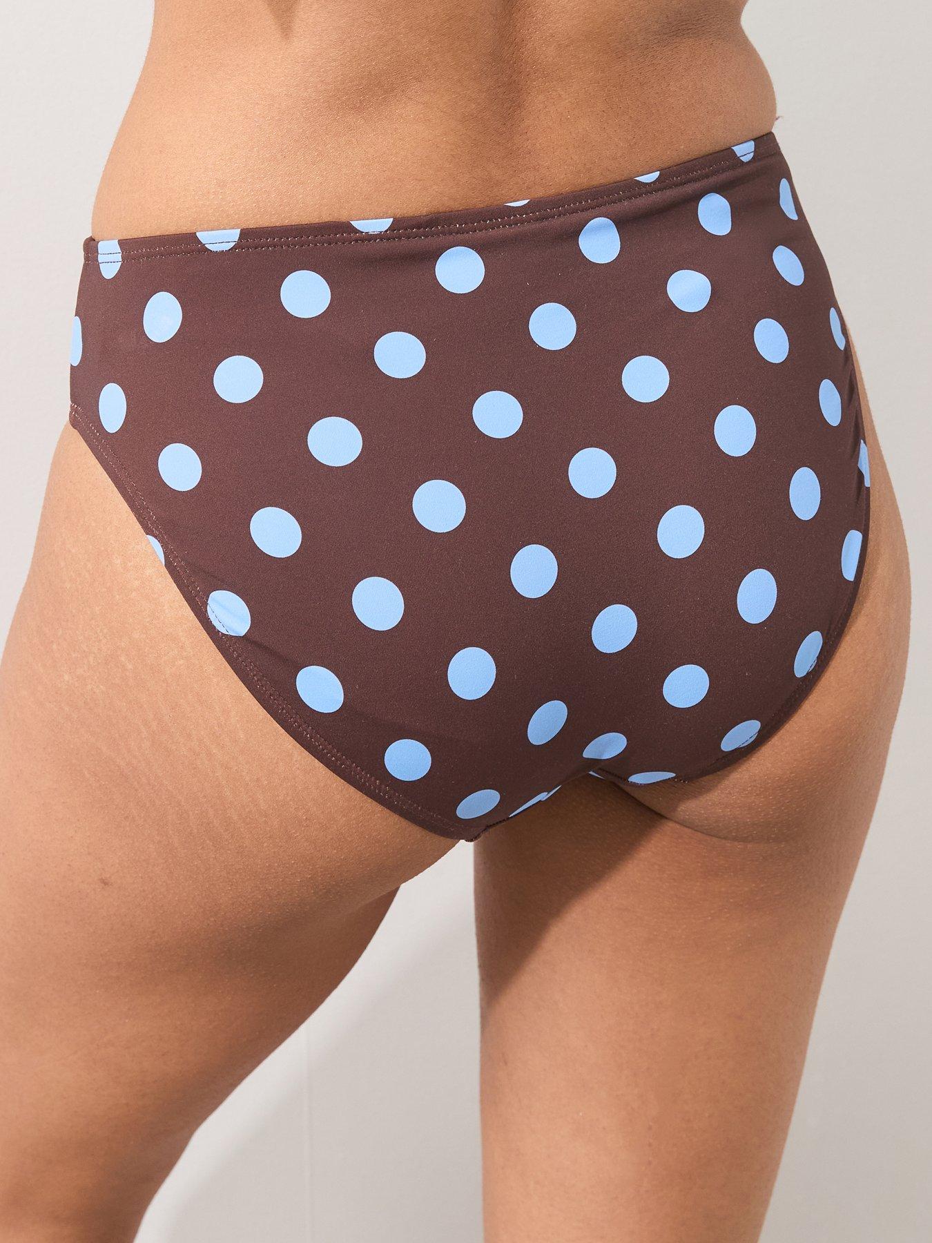 Image 2 of 7 of The Very Collection Mix &amp; Match Mid Rise Bikini Briefs - Brown