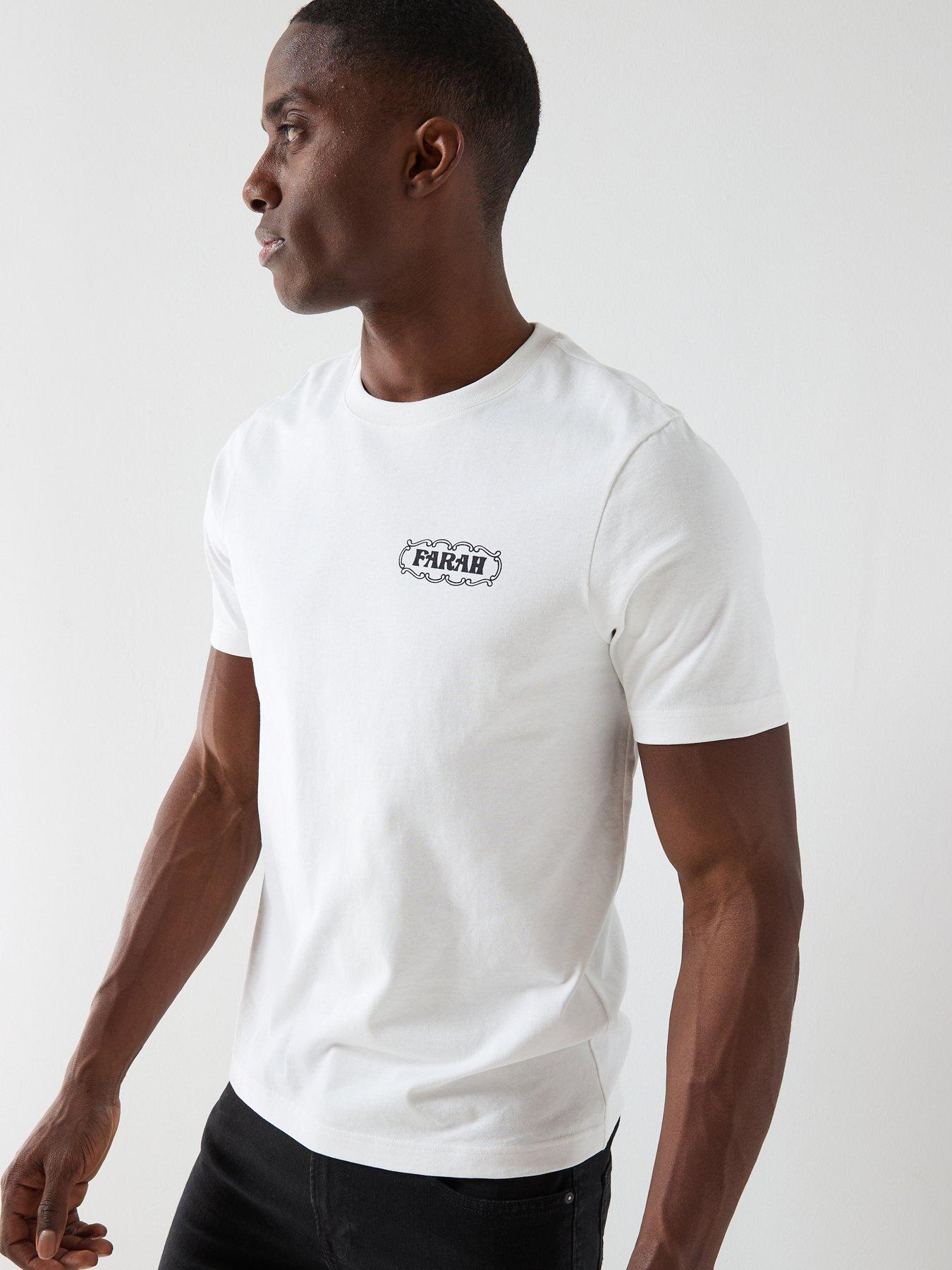 Farah Hawthorne Back Graphic T-Shirt - White
