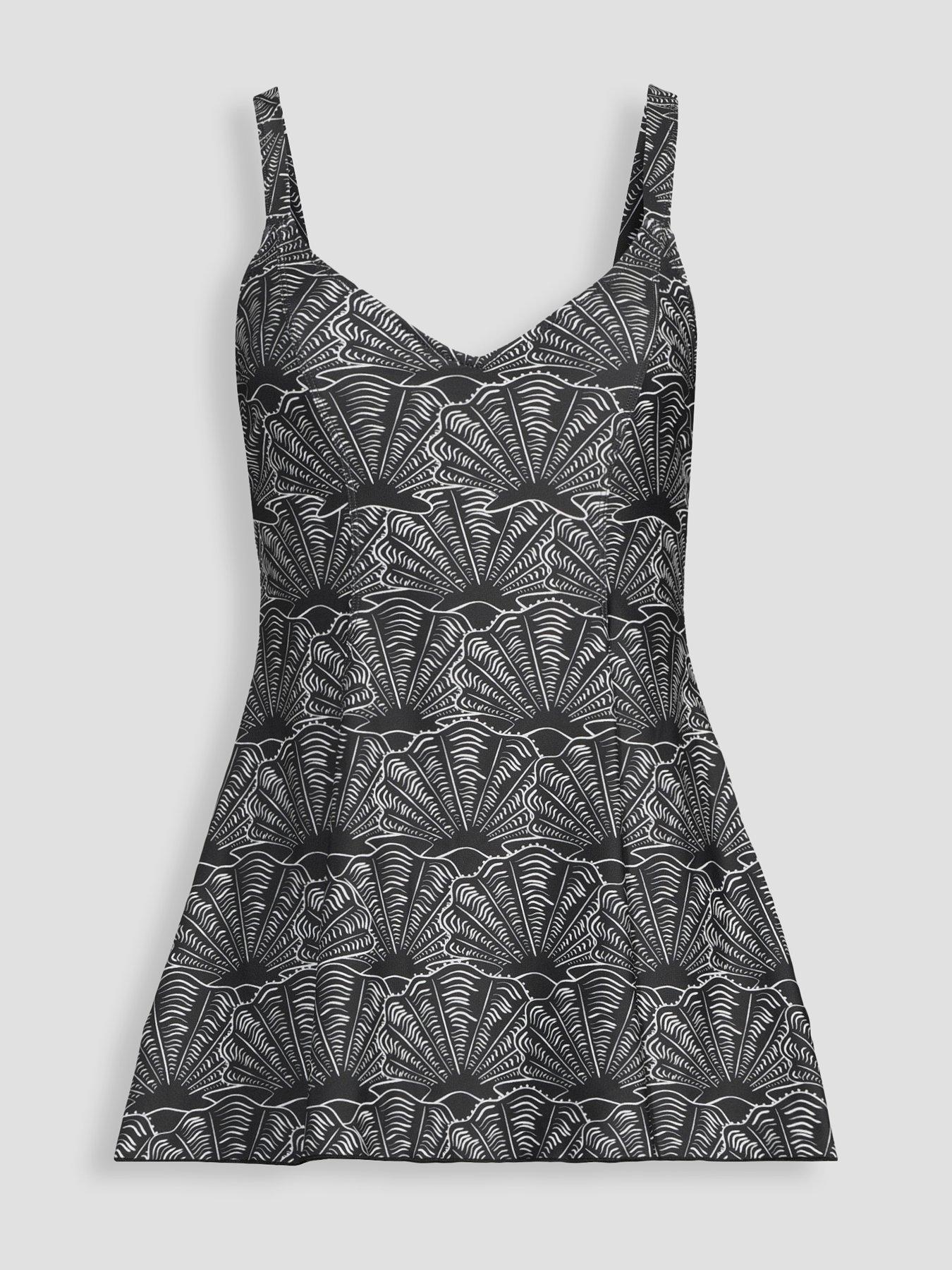 Image 6 of 6 of The Very Collection Shell Print Swim Dress