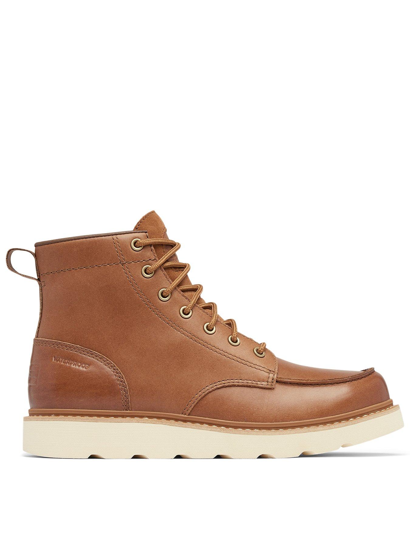 SOREL Mens Slabtown 62 Moc Waterproof Boots - Brown