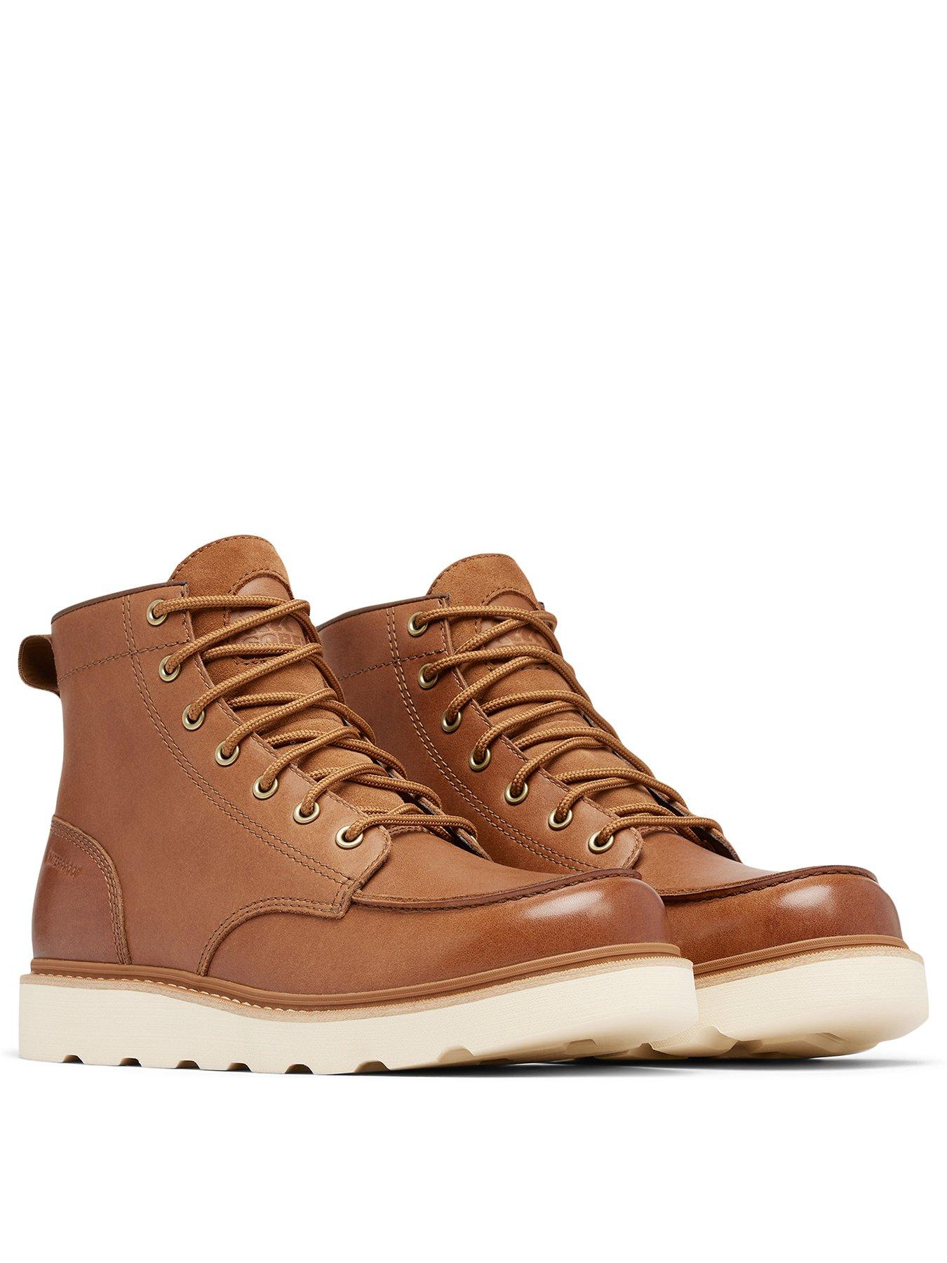 Image 2 of 7 of SOREL Mens Slabtown 62 Moc Waterproof Boots - Brown