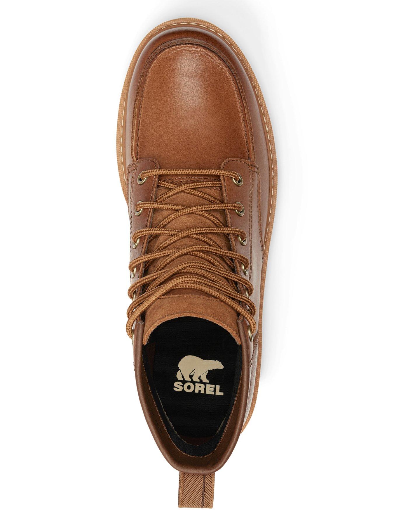 Image 4 of 7 of SOREL Mens Slabtown 62 Moc Waterproof Boots - Brown