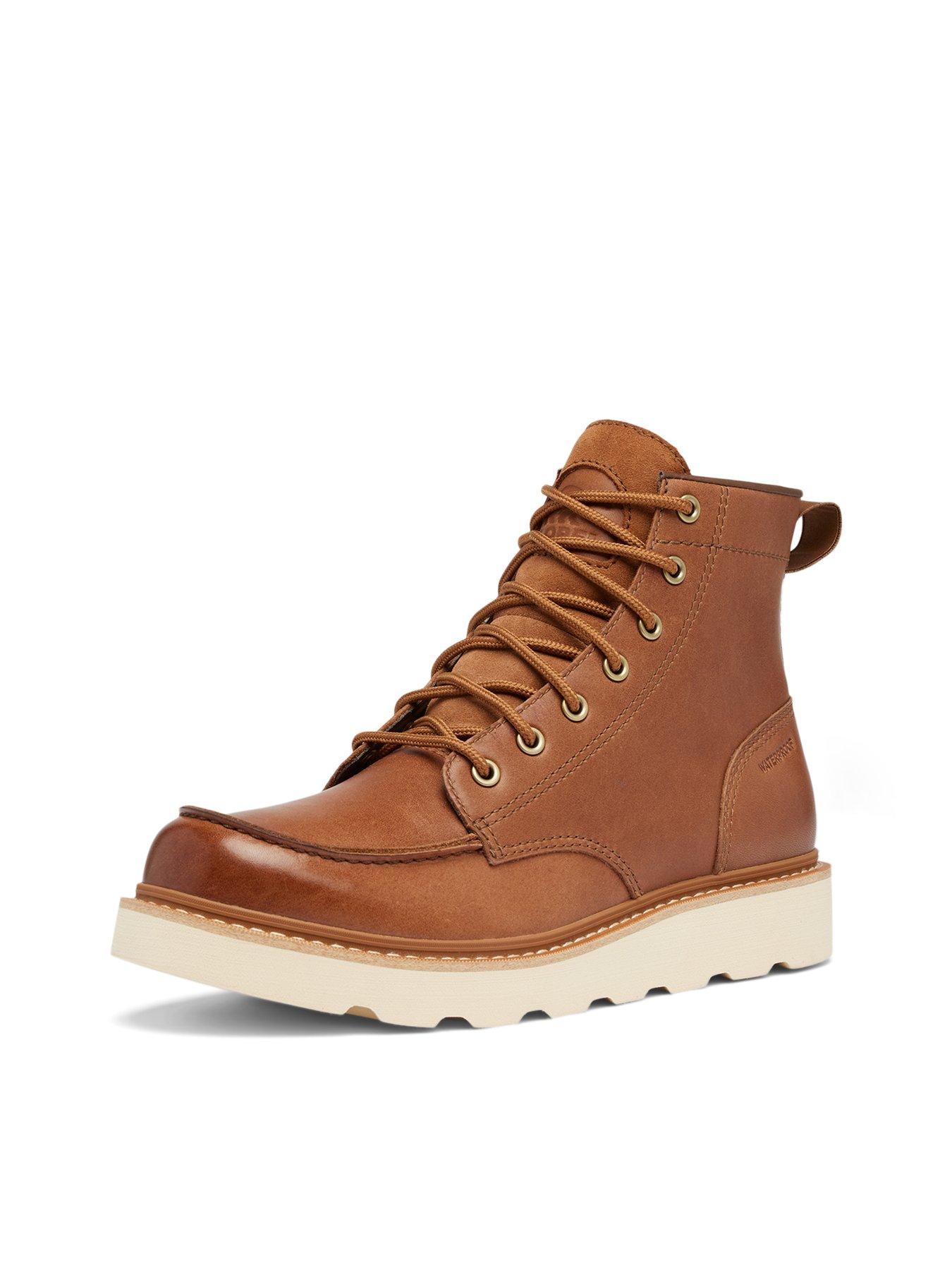 Image 6 of 7 of SOREL Mens Slabtown 62 Moc Waterproof Boots - Brown