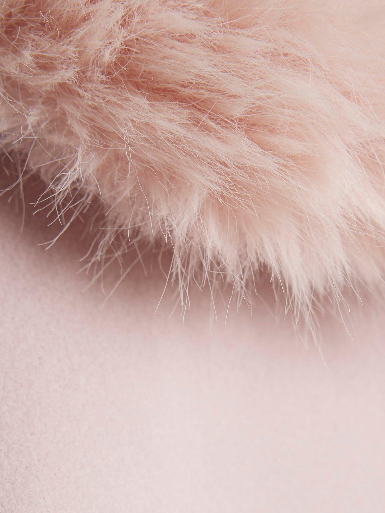 Haut Fille River Island Avec Poignets En Fourrure - Taille 11-12 Ans - Occasion Très Bon état