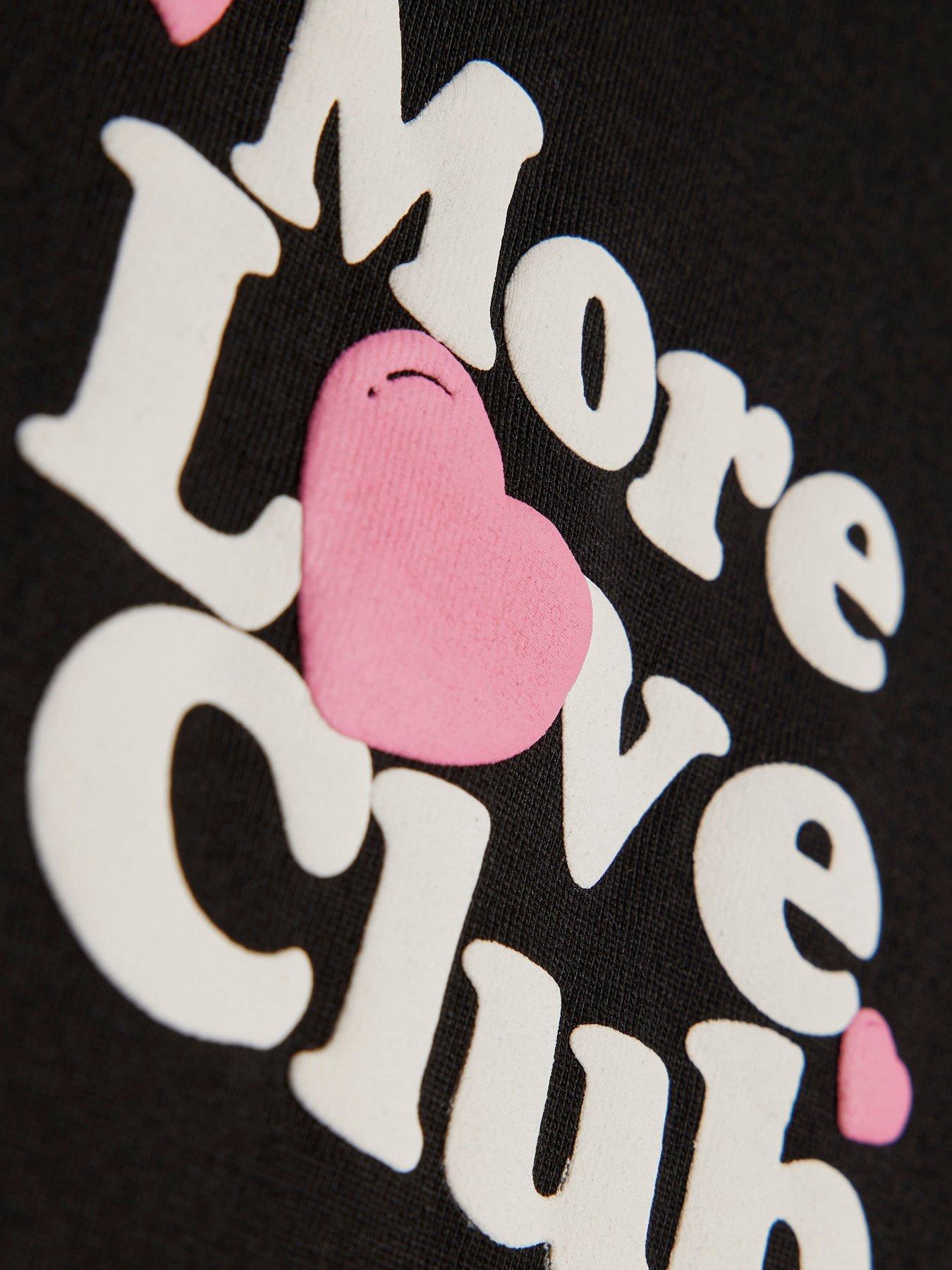 Image 3 of 4 of River Island Older Girls 2 Pack Boyfriend T-Shirts - Pink