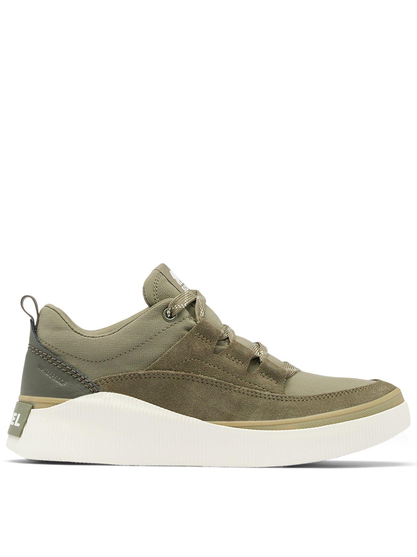 SOREL Womens Out N About Iv Low Waterproof Trainers - Green