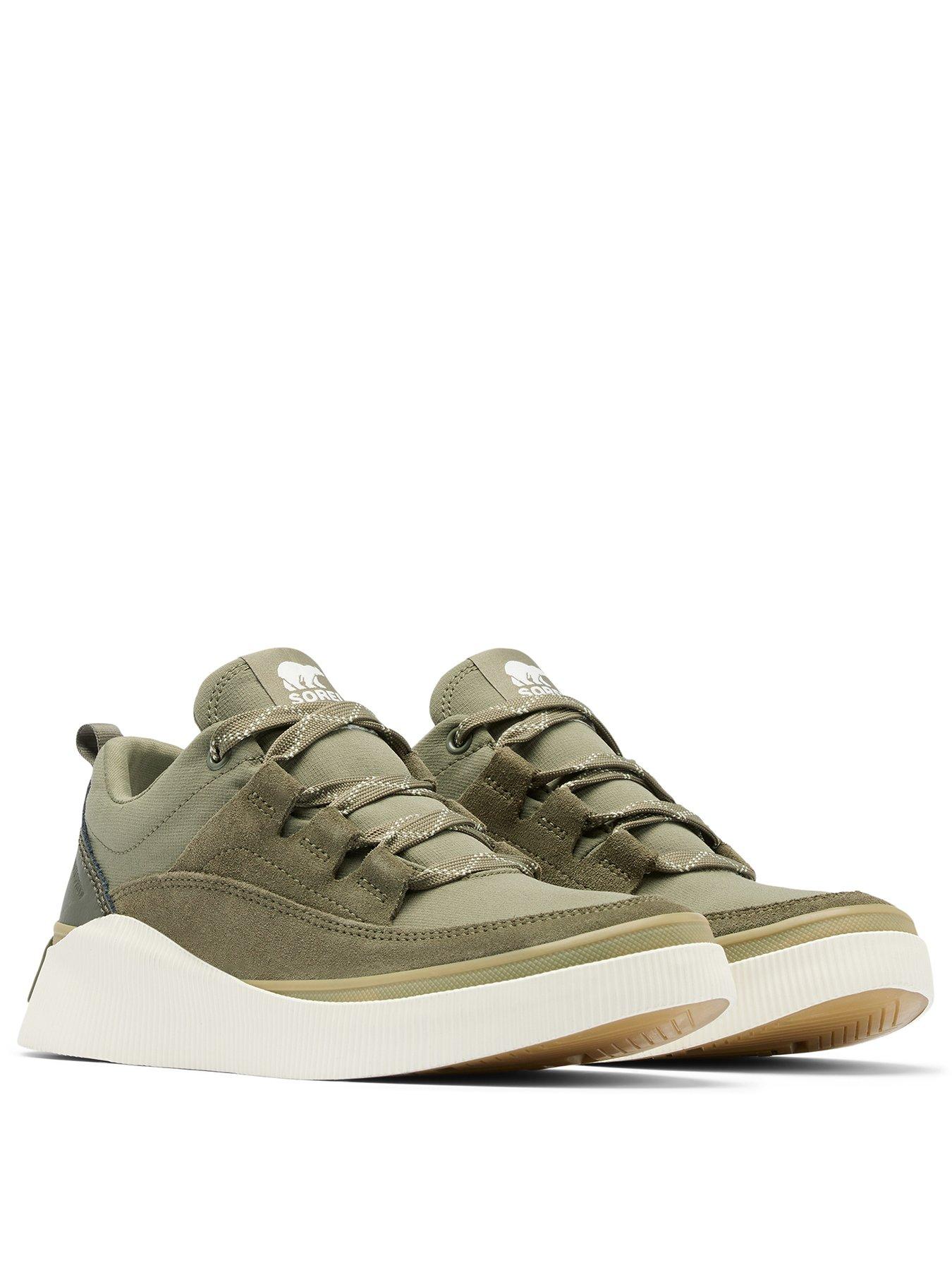 Image 2 of 7 of SOREL Womens Out N About Iv Low Waterproof Trainers - Green