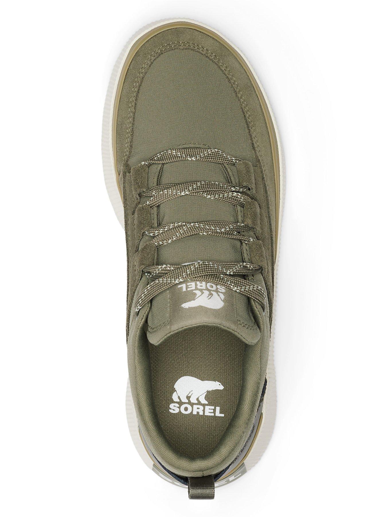 Image 4 of 7 of SOREL Womens Out N About Iv Low Waterproof Trainers - Green