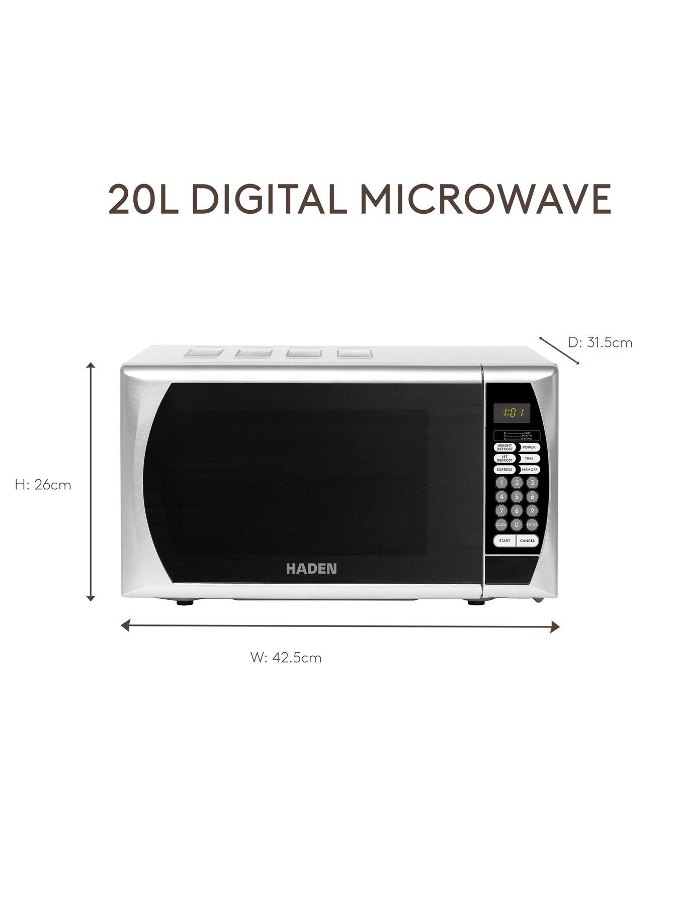 Image 5 of 7 of Haden 20L 800w Silver Microwave - Silver
