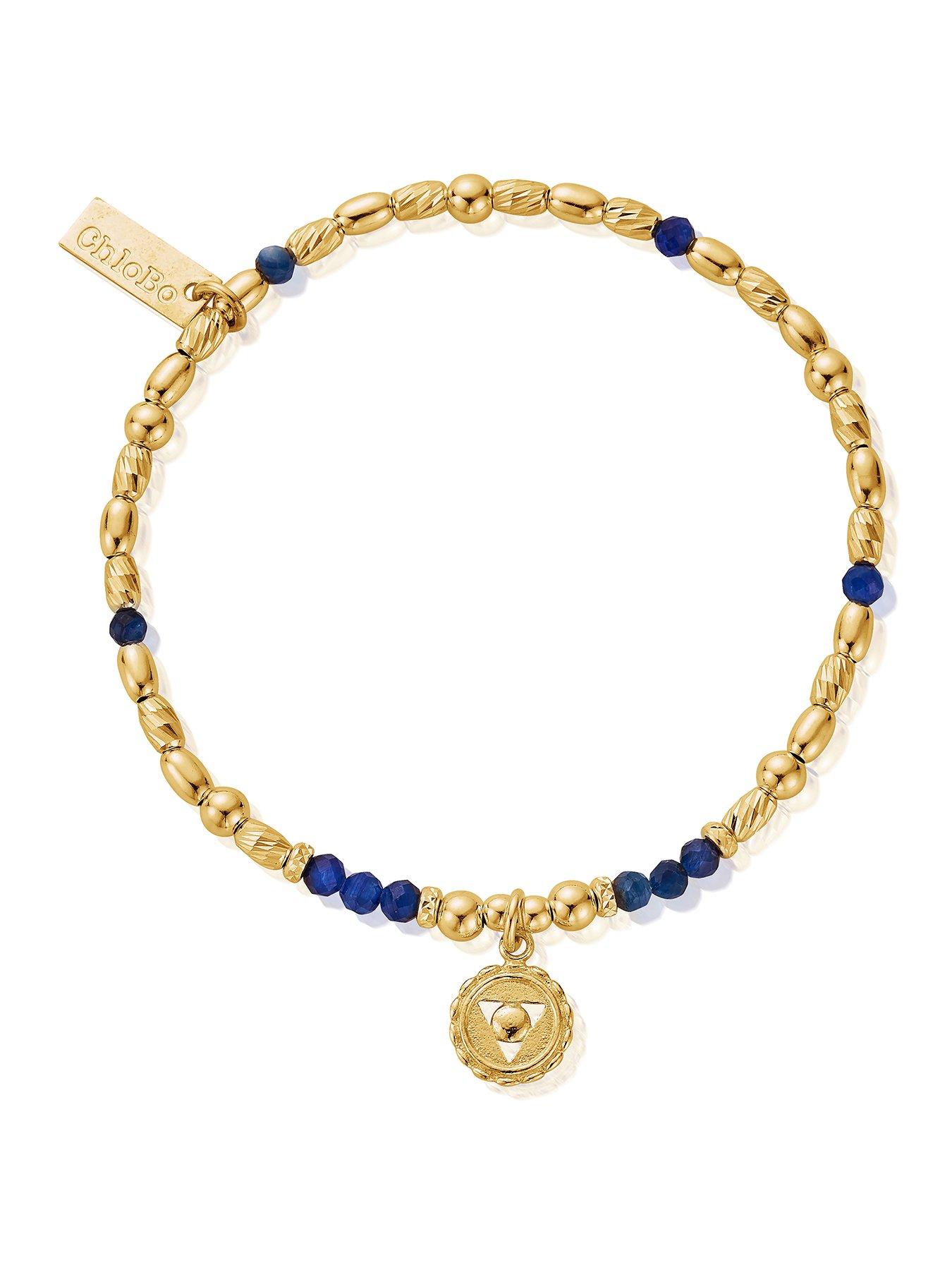 ChloBo GOLD KYANITE THROAT CHAKRA BRACELET