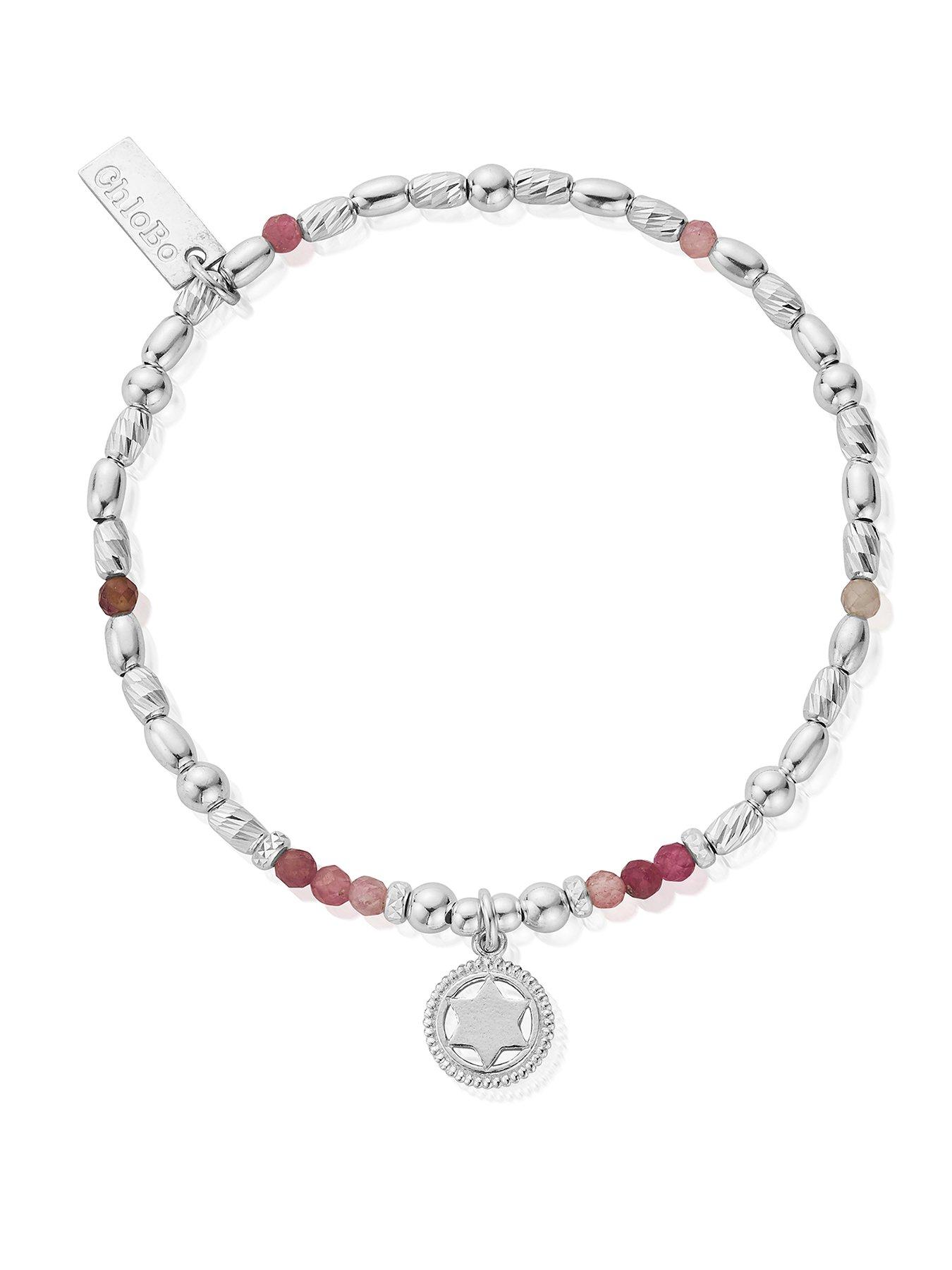 ChloBo PINK TOURMALINE HEART CHAKRA BRACELET