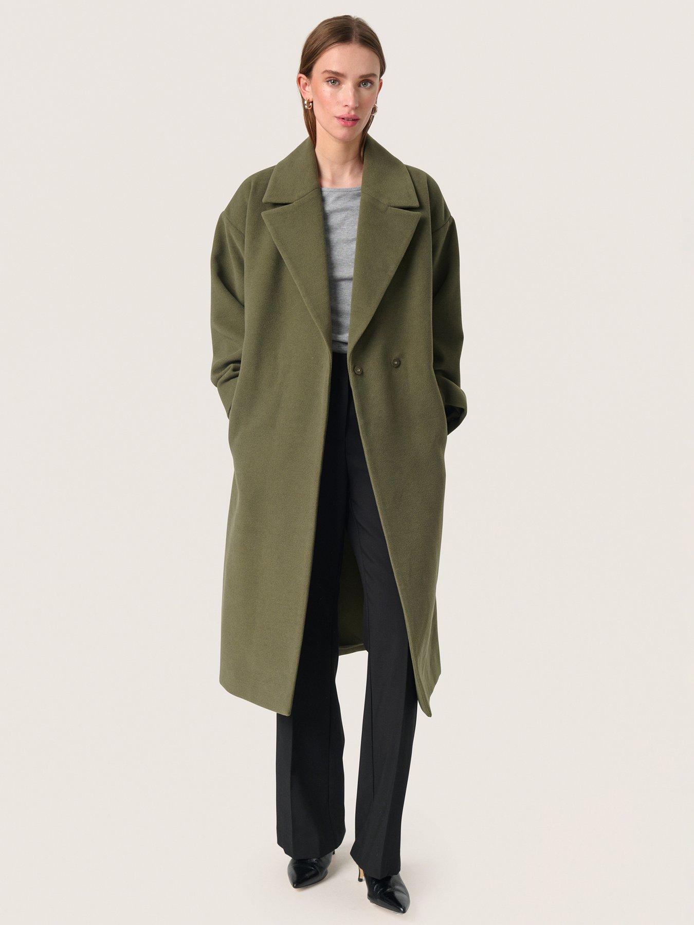 Soaked In Luxury Rubie Coat - Green