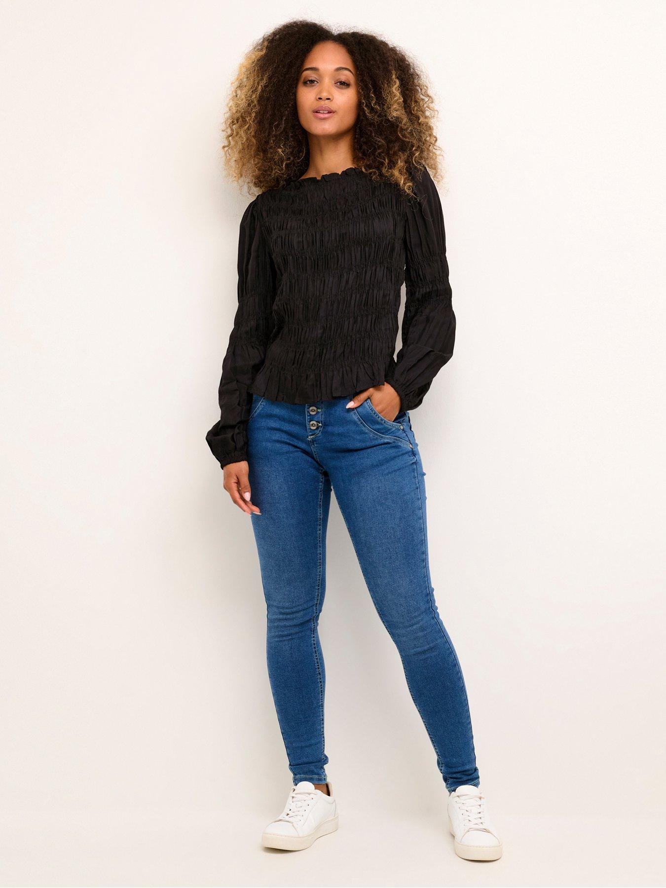 cream-henva-smock-blouse-black
