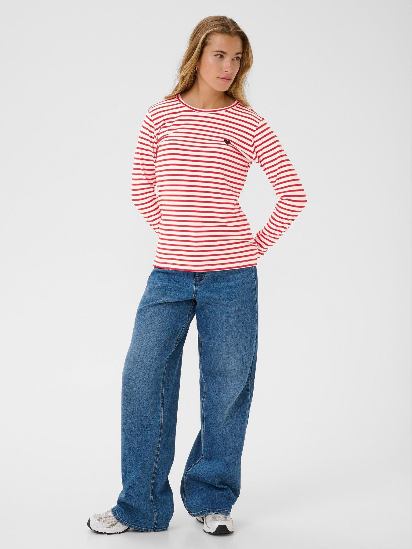 Kaffe Liddy T-Shirt - Red