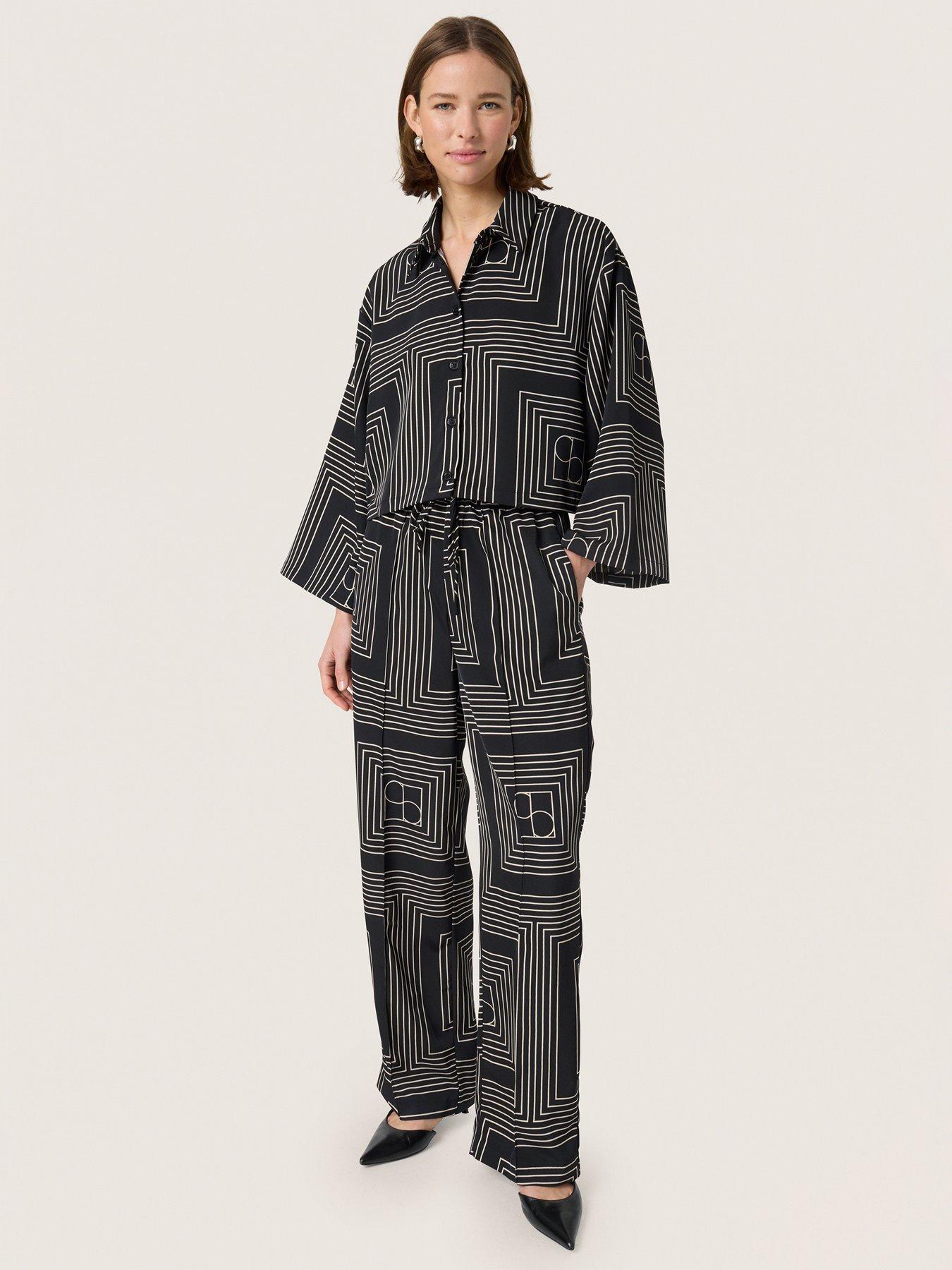 Soaked In Luxury Sltopaz Trousers - Black