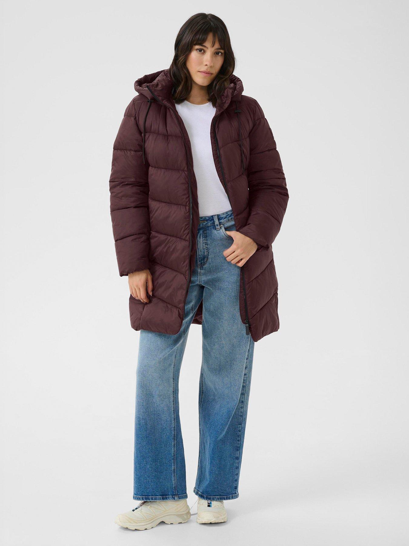 Kaffe Kasusanne Coat - Red