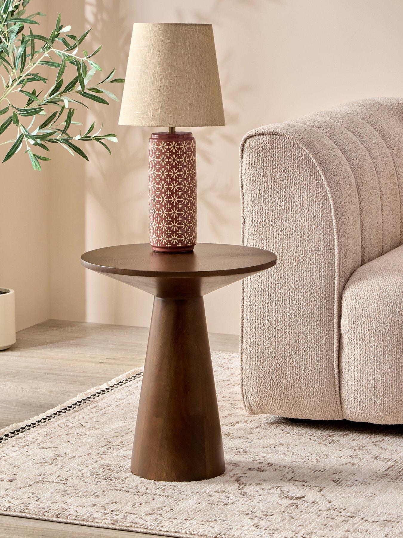 The Very Collection Zen Large Side Table - Walnut - FSC® Certified