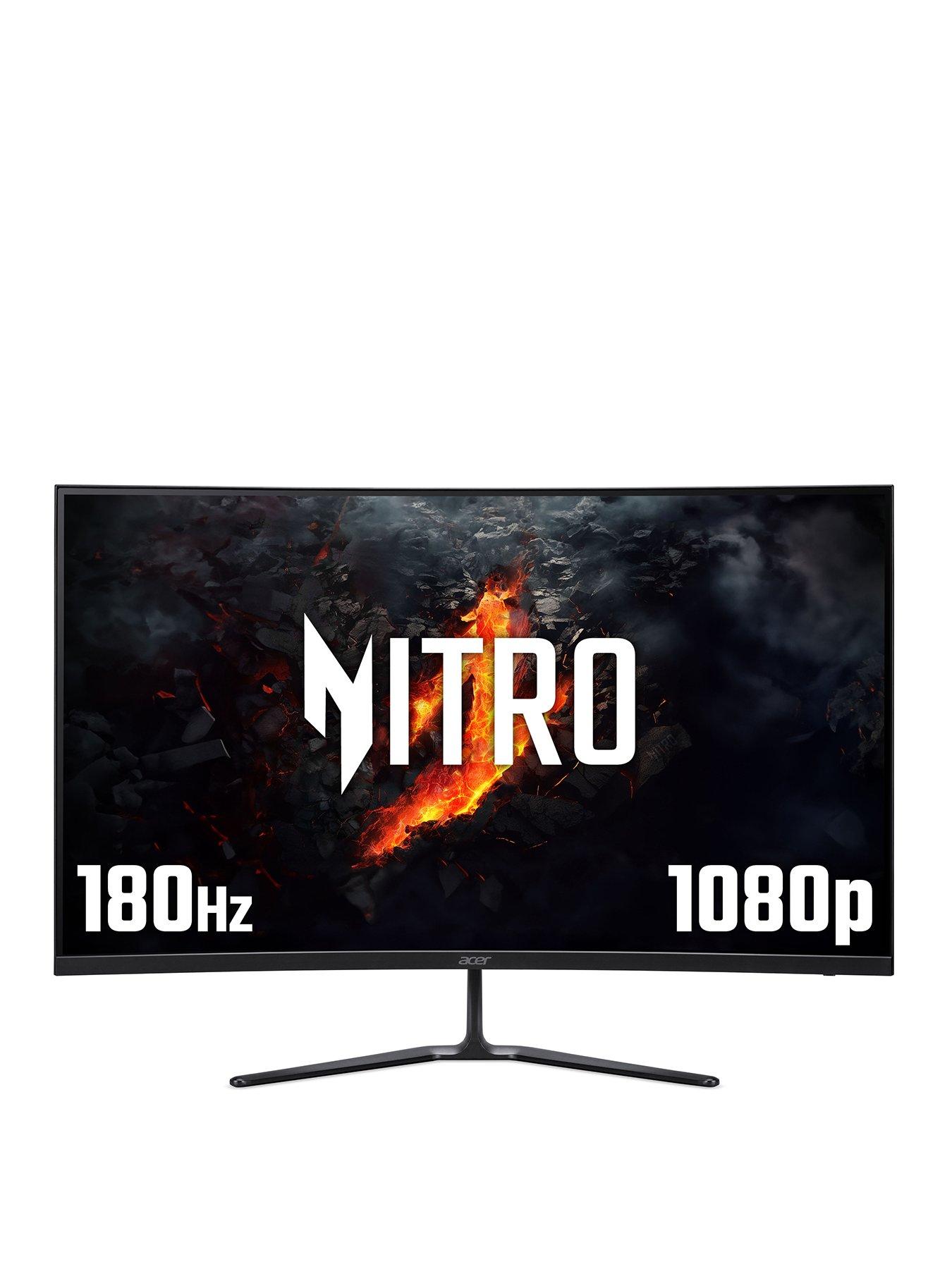 Image 1 of 8 of Acer Nitro ED320QRS3 - 31.5in FHD VA - 180Hz - Curved Gaming Monitor