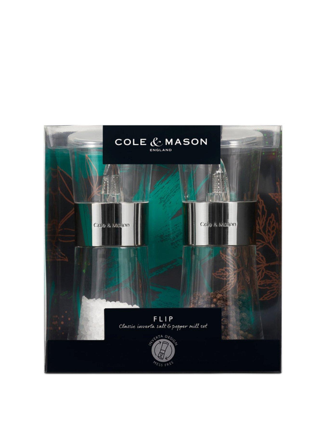 Cole & Mason Flip Salt  &  Pepper Mill Duo Chrome