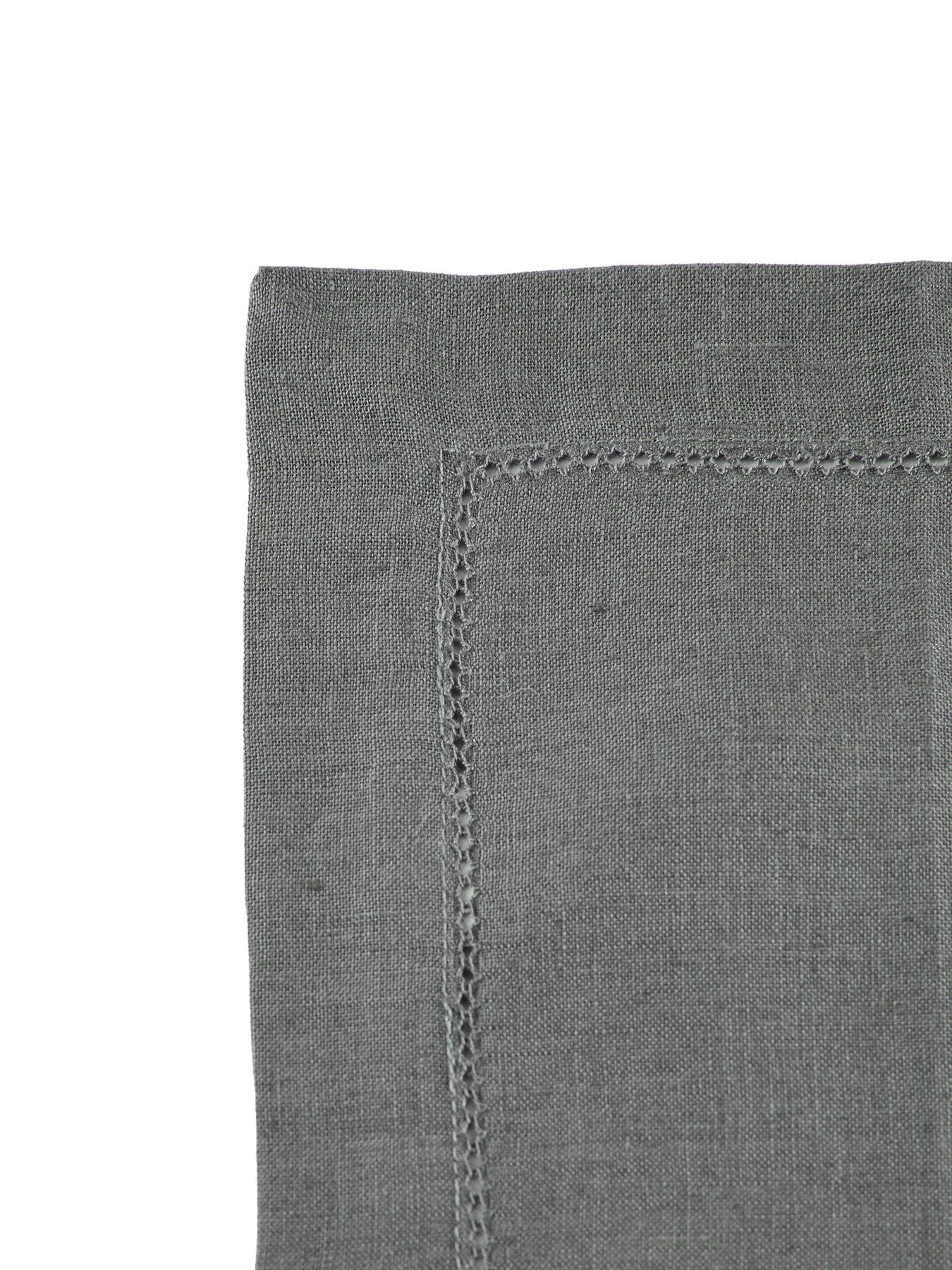 Image 5 of 5 of The Very Collection Charcoal Linen Table Runner 36 X 180cm