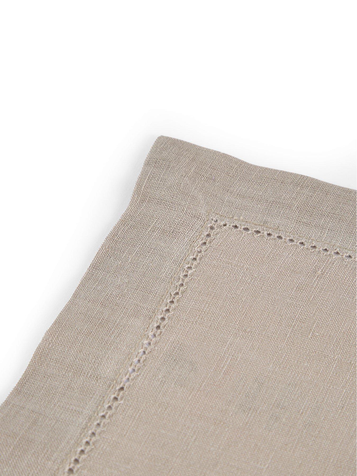 Image 5 of 5 of The Very Collection Set Of 4 Stone Linen Napkins 40 X 40cm