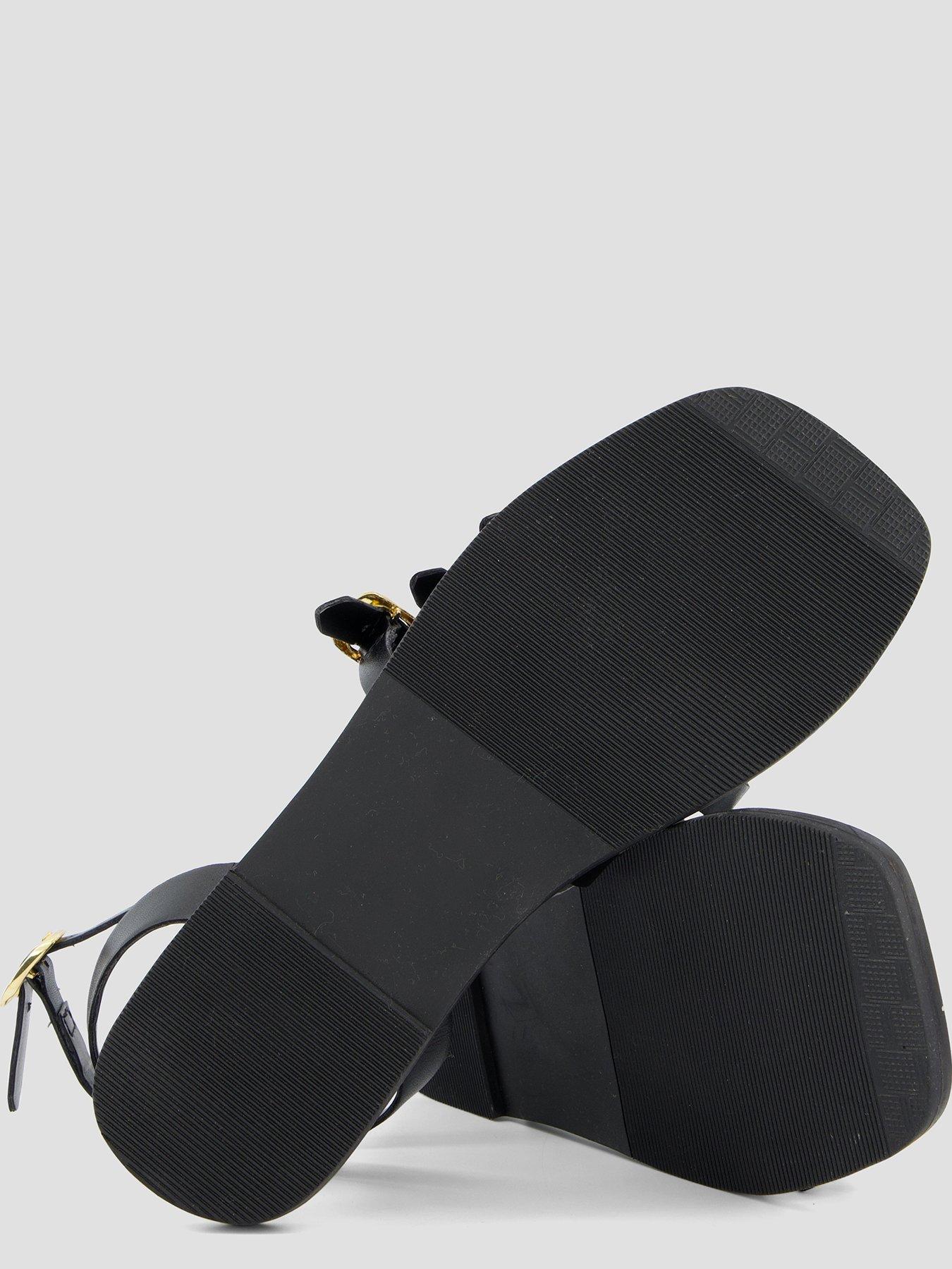 Image 4 of 7 of The Very Collection Leather Strappy Sandal