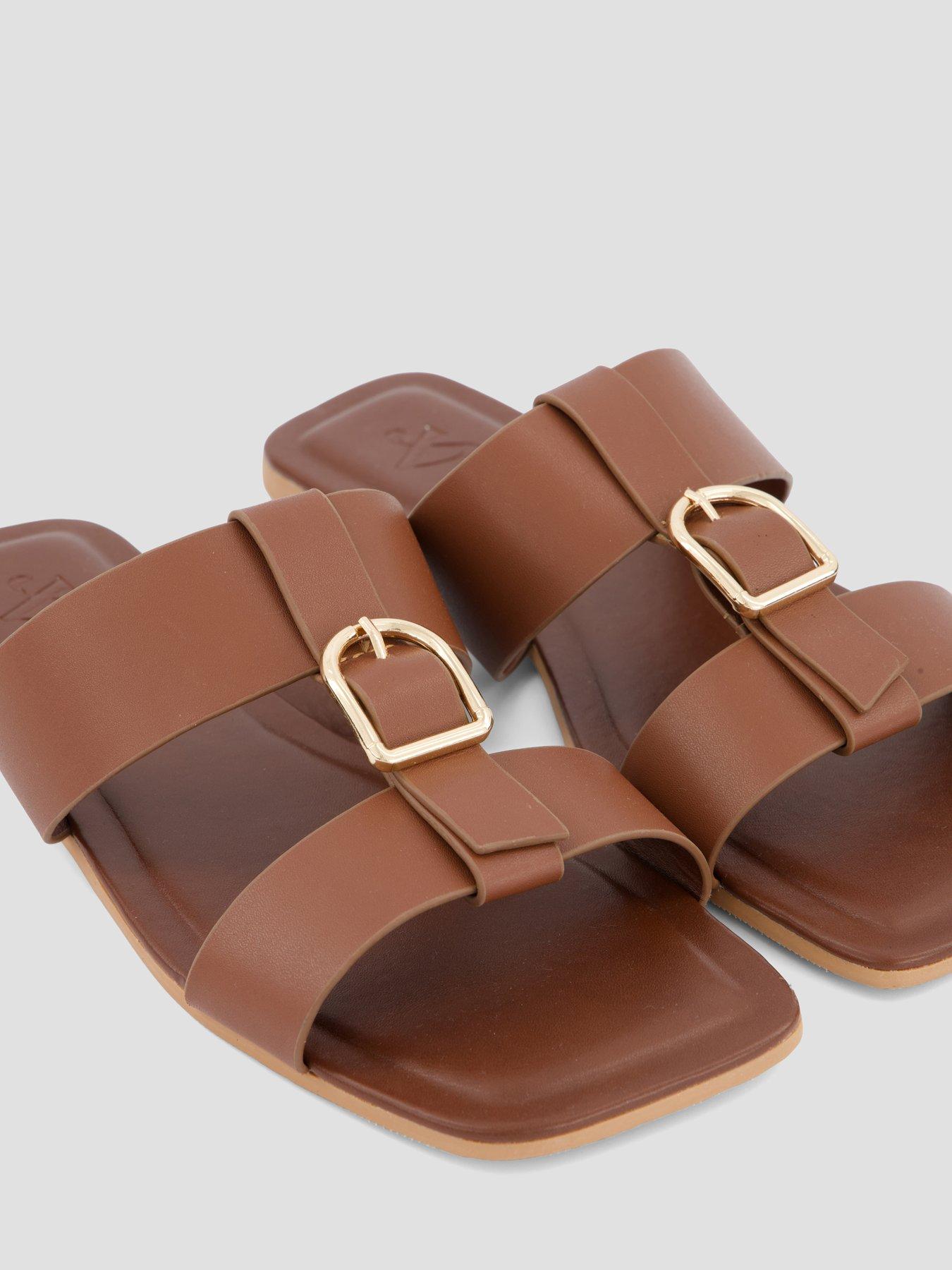 Image 5 of 7 of The Very Collection Real Leather Buckle Slider