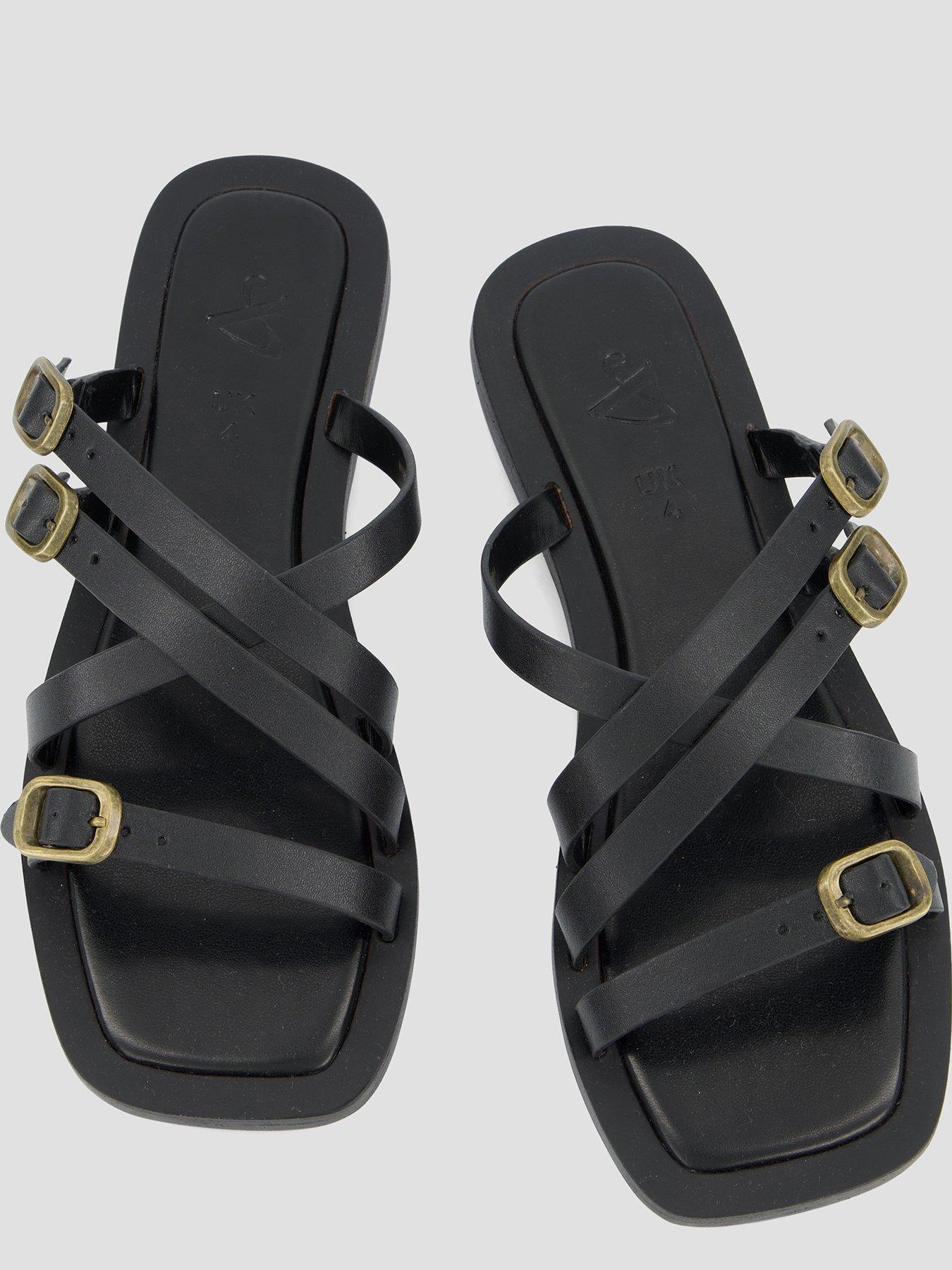 Image 3 of 7 of The Very Collection Real Leather Buckle Slider