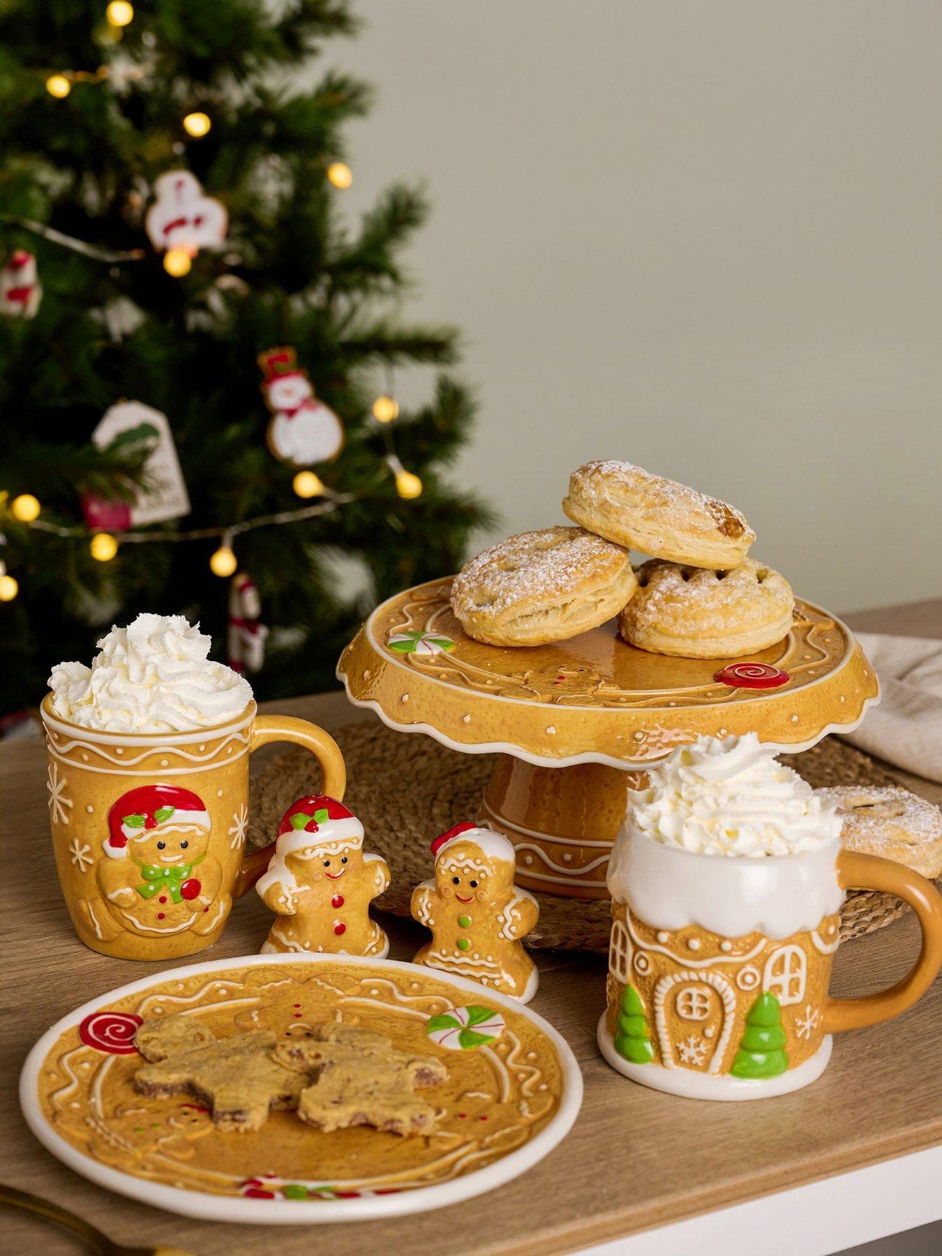 The Christmas Gift Co Gingerbread Salt & Pepper Shakers