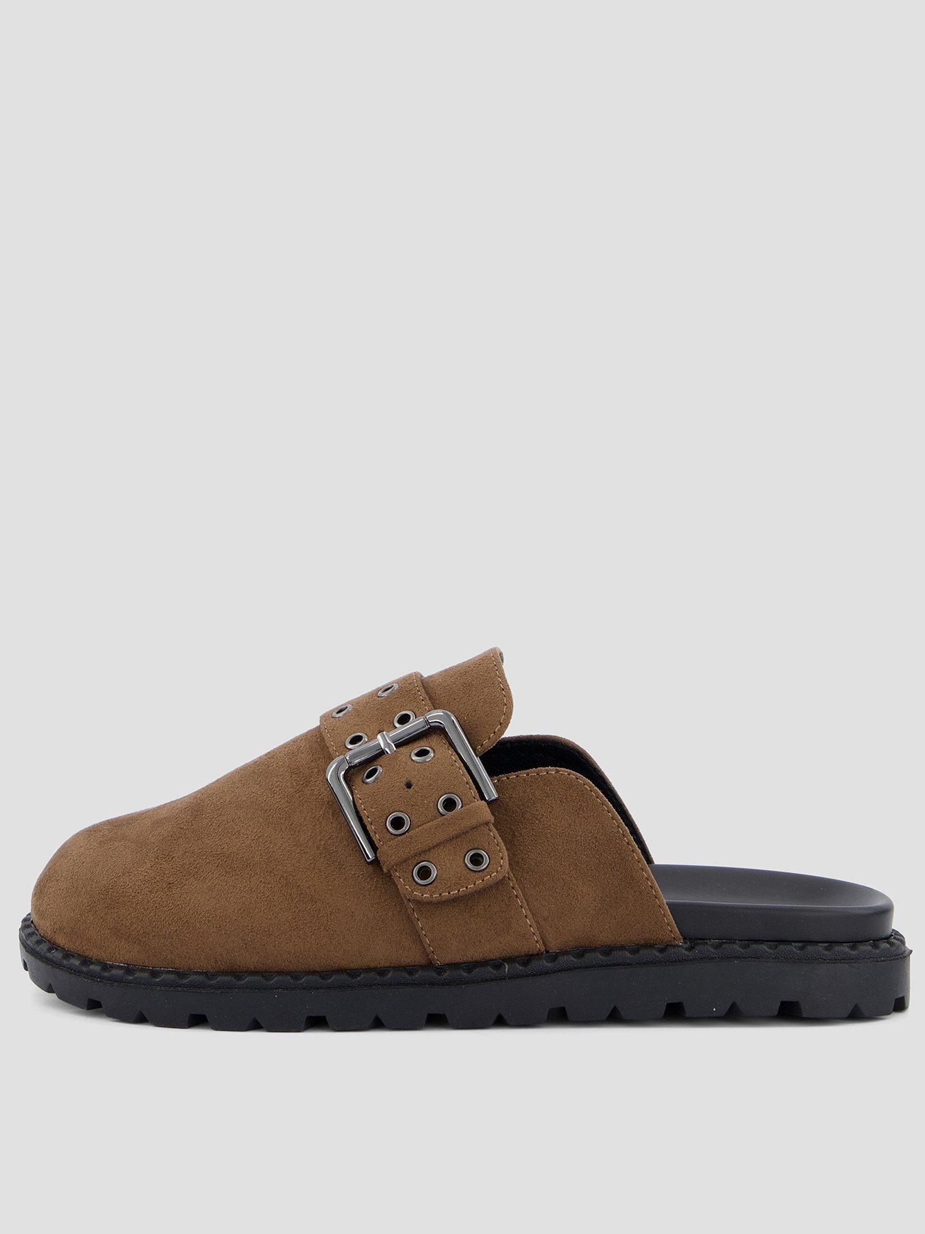 The Very Collection Extra Wide Fit Clog - Taupe