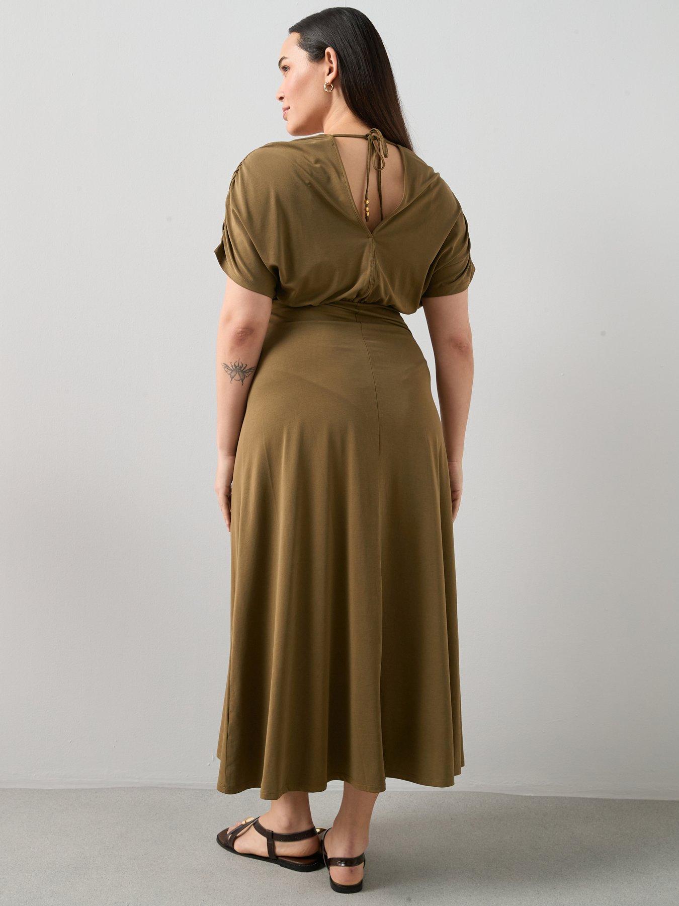 Image 2 of 6 of The Very Collection Curve Wrap Stretch Maxi Dress
