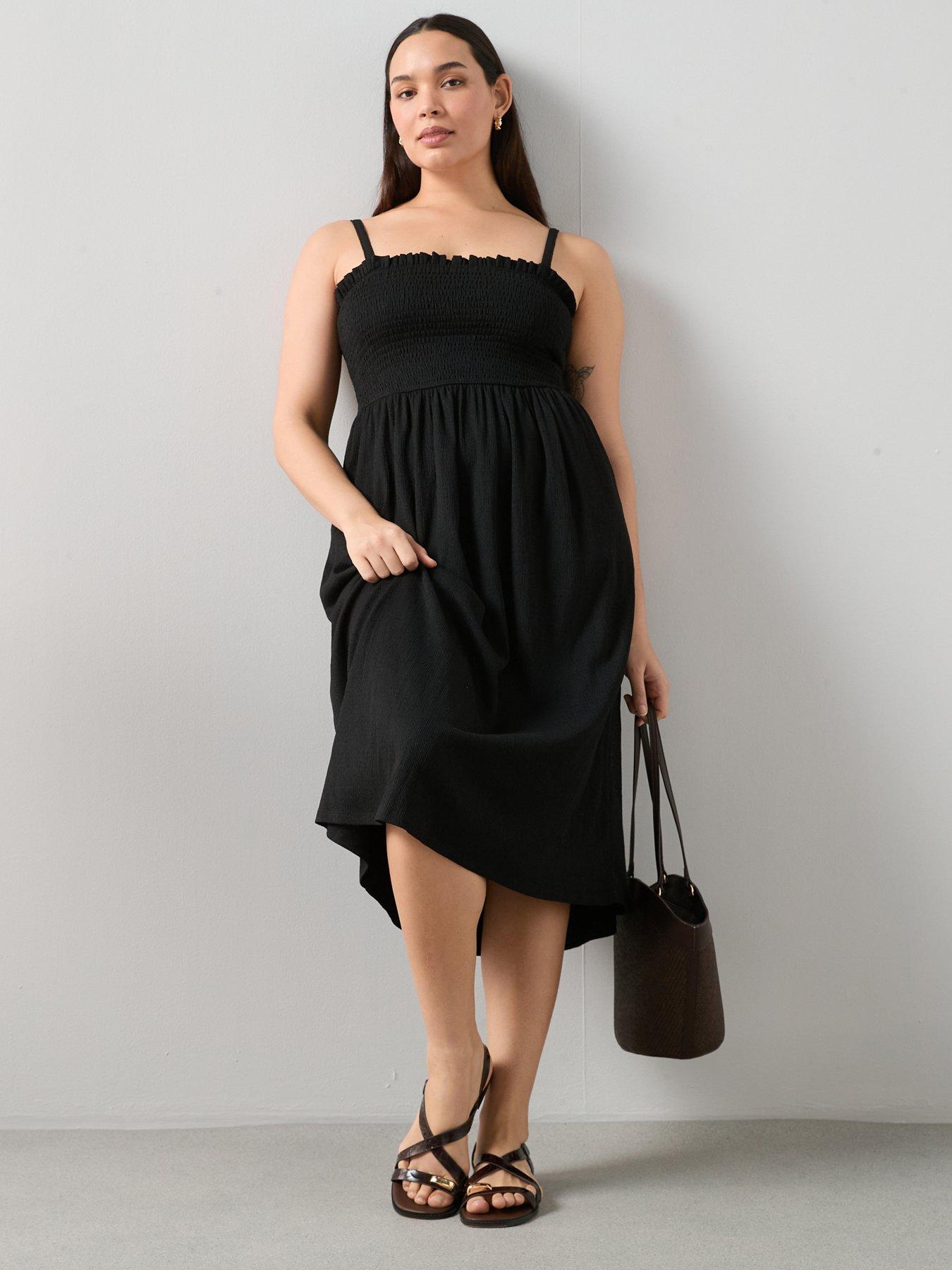 black dress with red roses FARM Rio Black Latin Roses 3d Flower Layered Maxi Dress, Latin Roses Black / XXS
