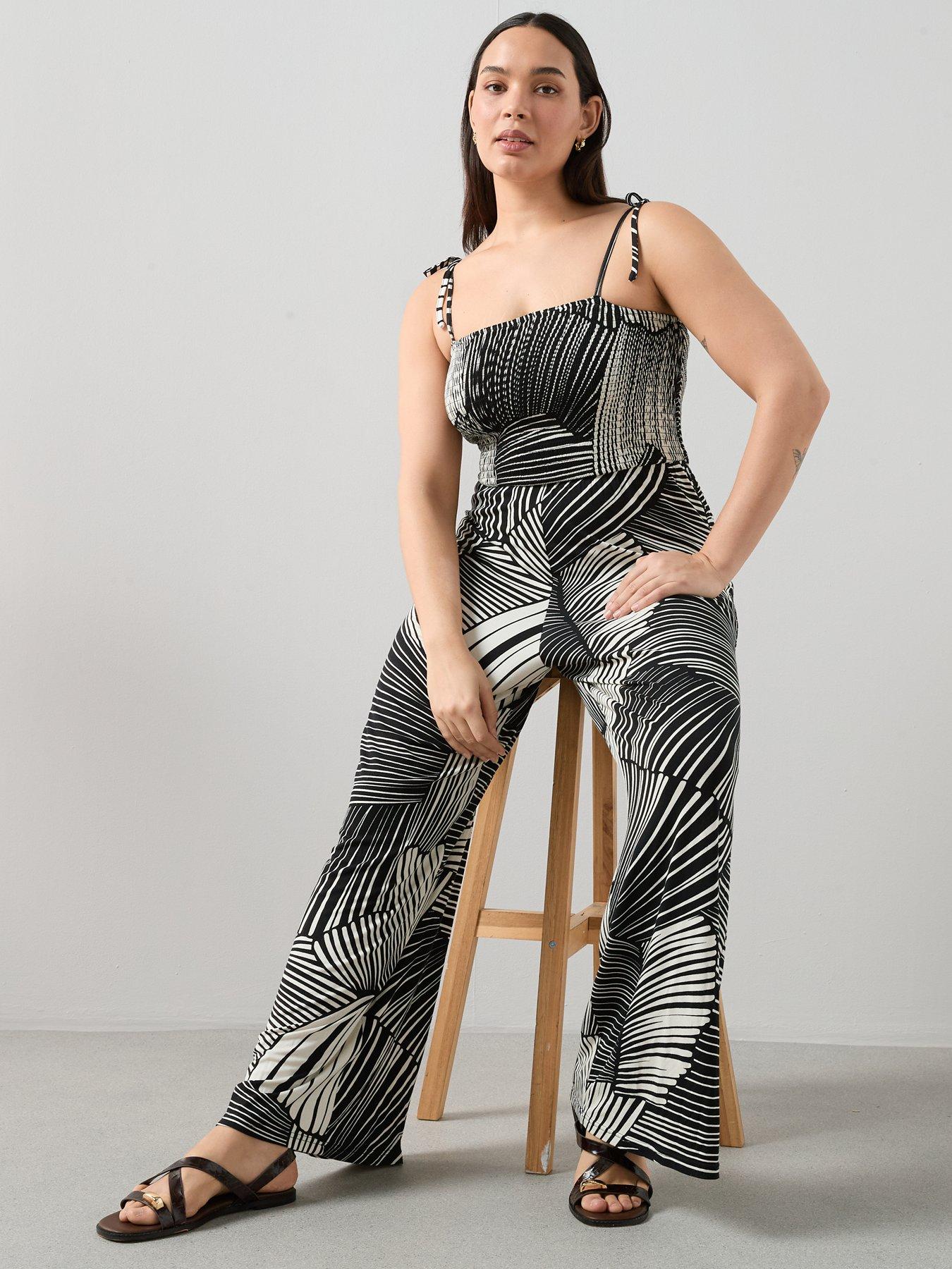 Image 5 of 6 of The Very Collection Curve Tie Strap Jumpsuit
