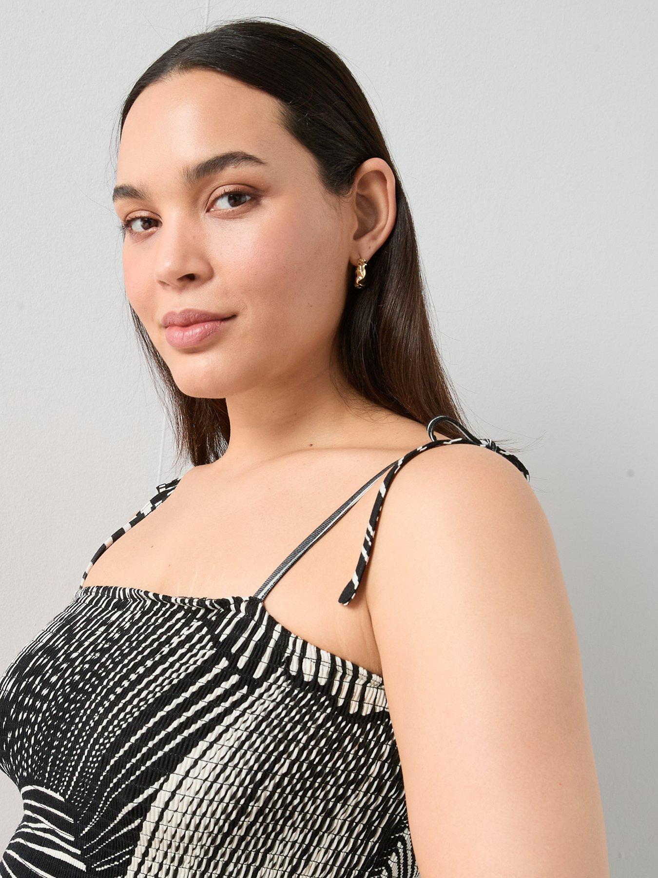 Image 6 of 6 of The Very Collection Curve Tie Strap Jumpsuit