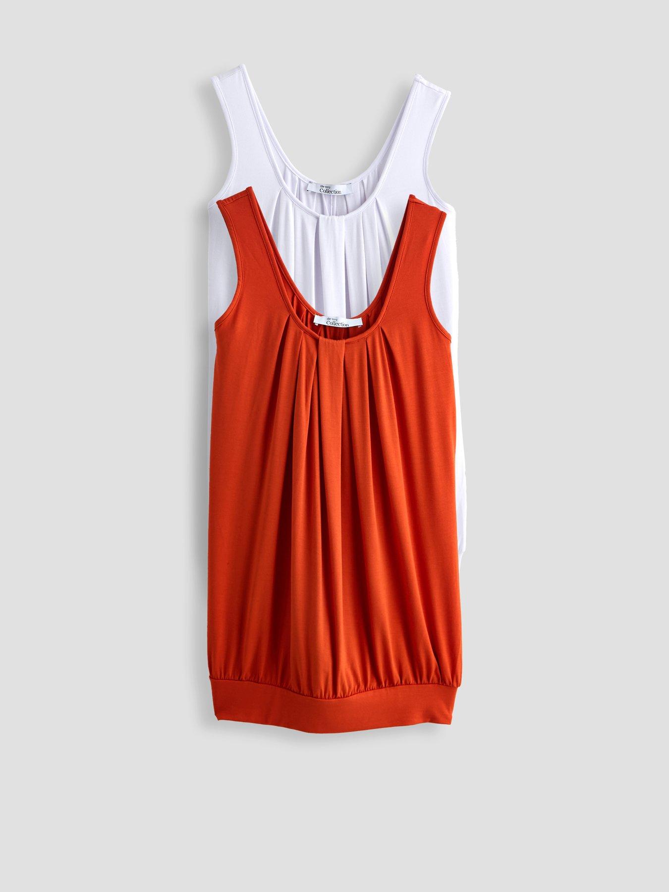 Image 1 of 7 of The Very Collection Curve 2 Pack Banded Hem Vest