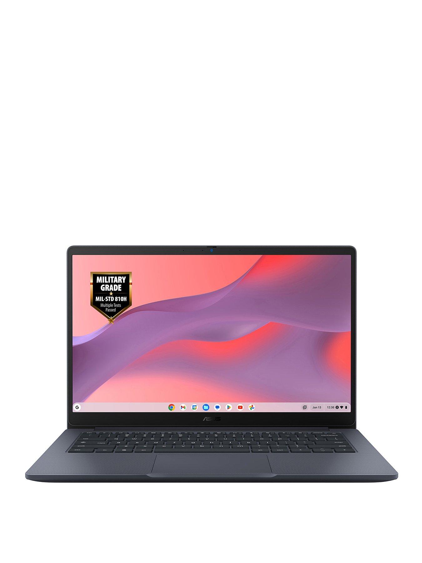 Image 1 of 6 of Asus Chromebook - 14in FHD - Intel Celeron - 4GB RAM - 64GB SSD - Blue