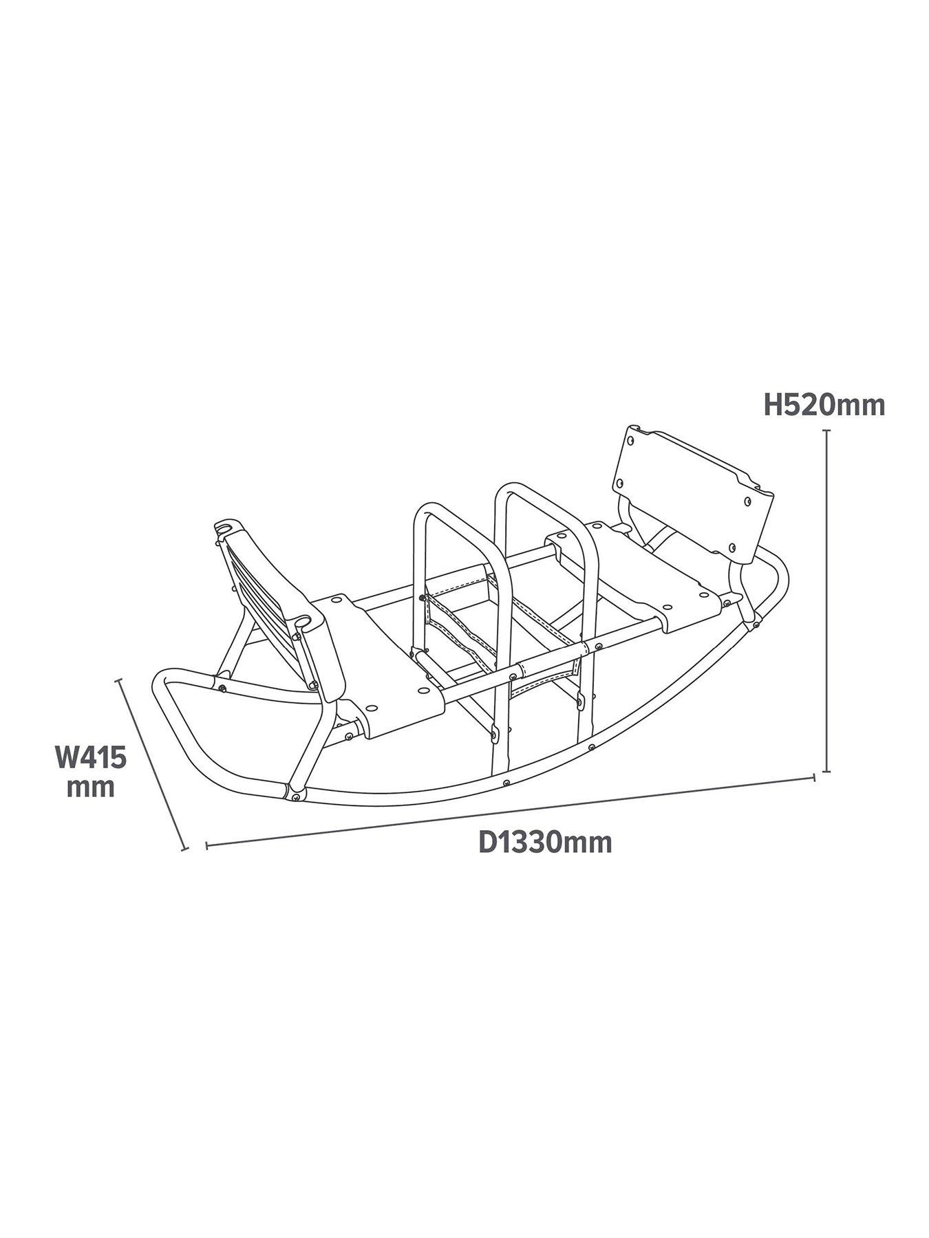 Image 7 of 7 of Liberty House Kids Rocking Boat Seesaw