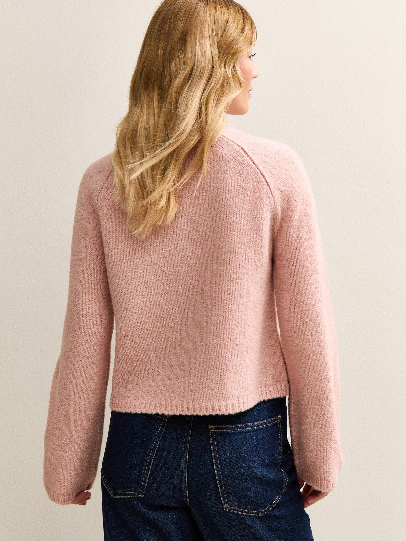 New Look Light Pink Wide Sleeve Raglan Jumper | Very