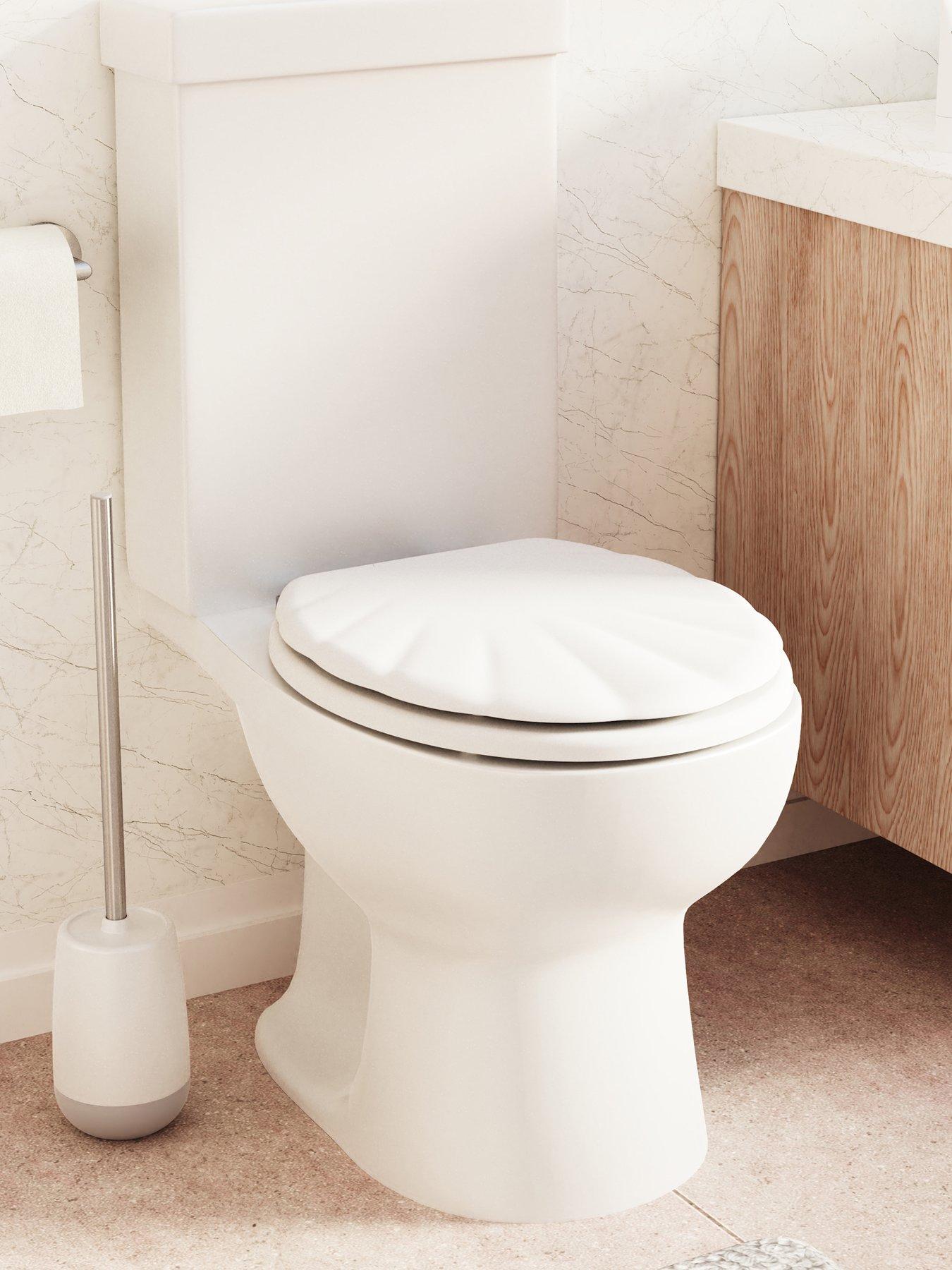 Croydex Shell Style Stick 'n' Lock Toilet Seat