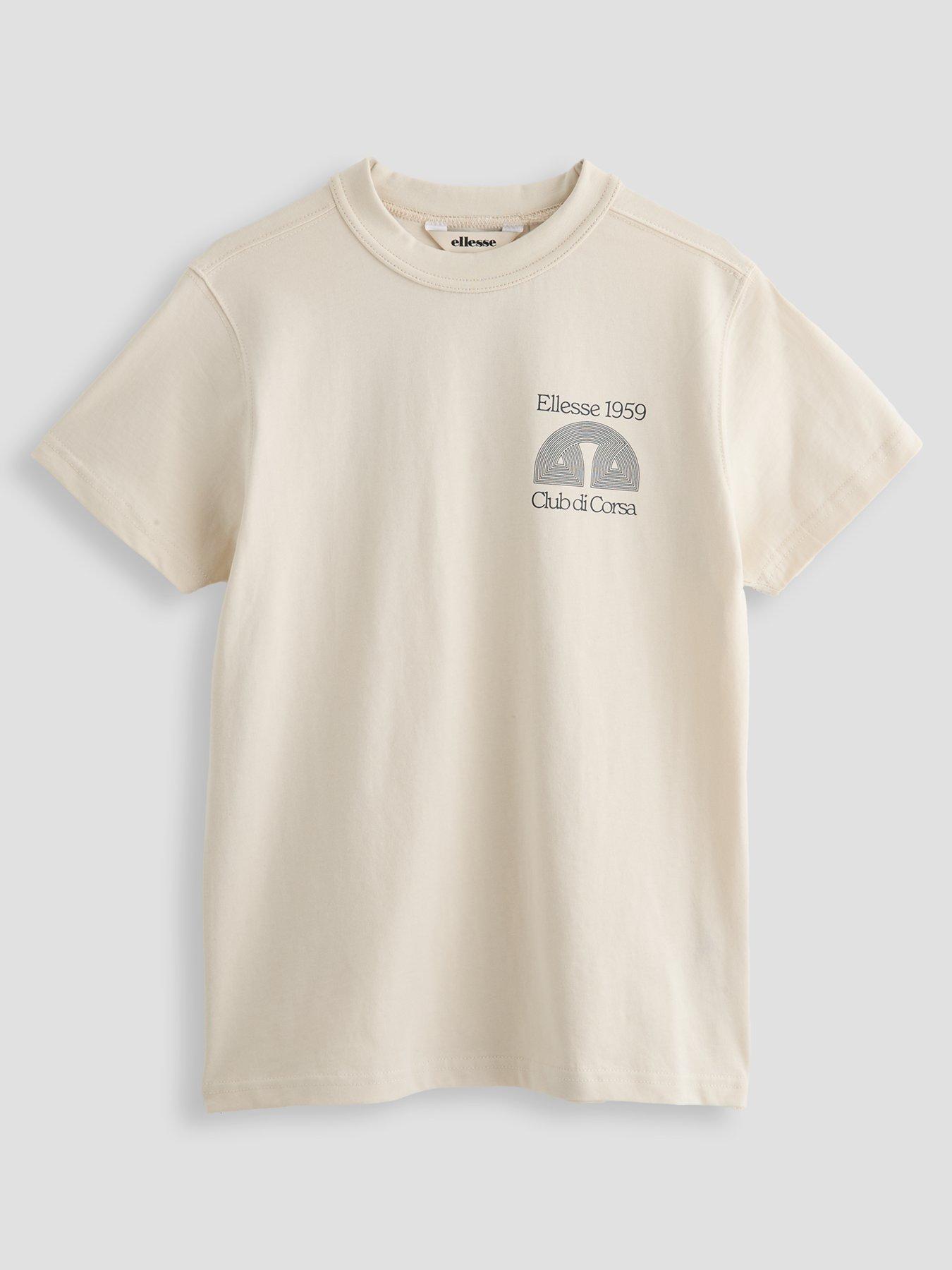 Image 1 of 4 of Ellesse Porrus Jnr Tee - Off White