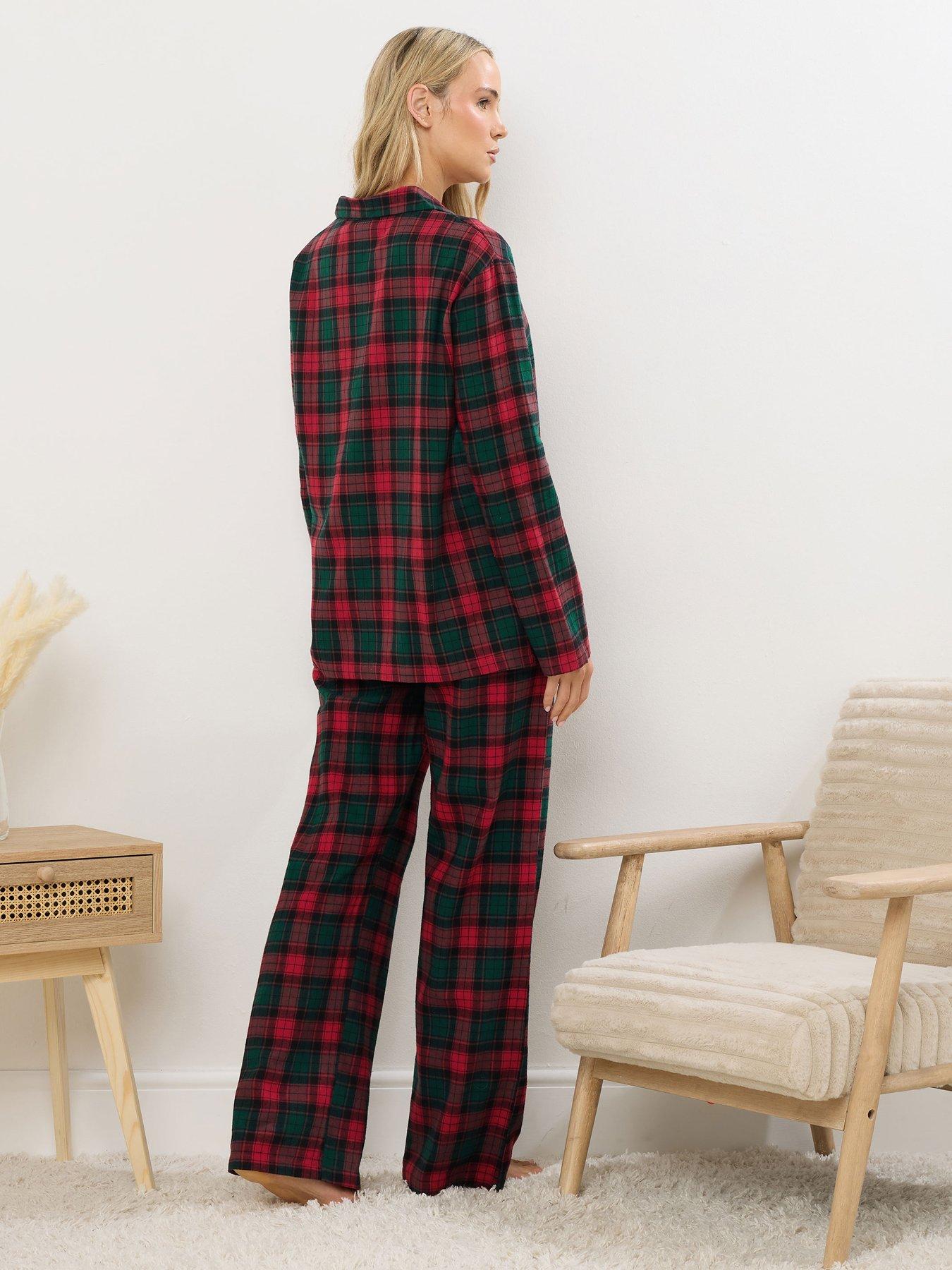 Long Tall Sally Tall Check Pj Set - Red | Very