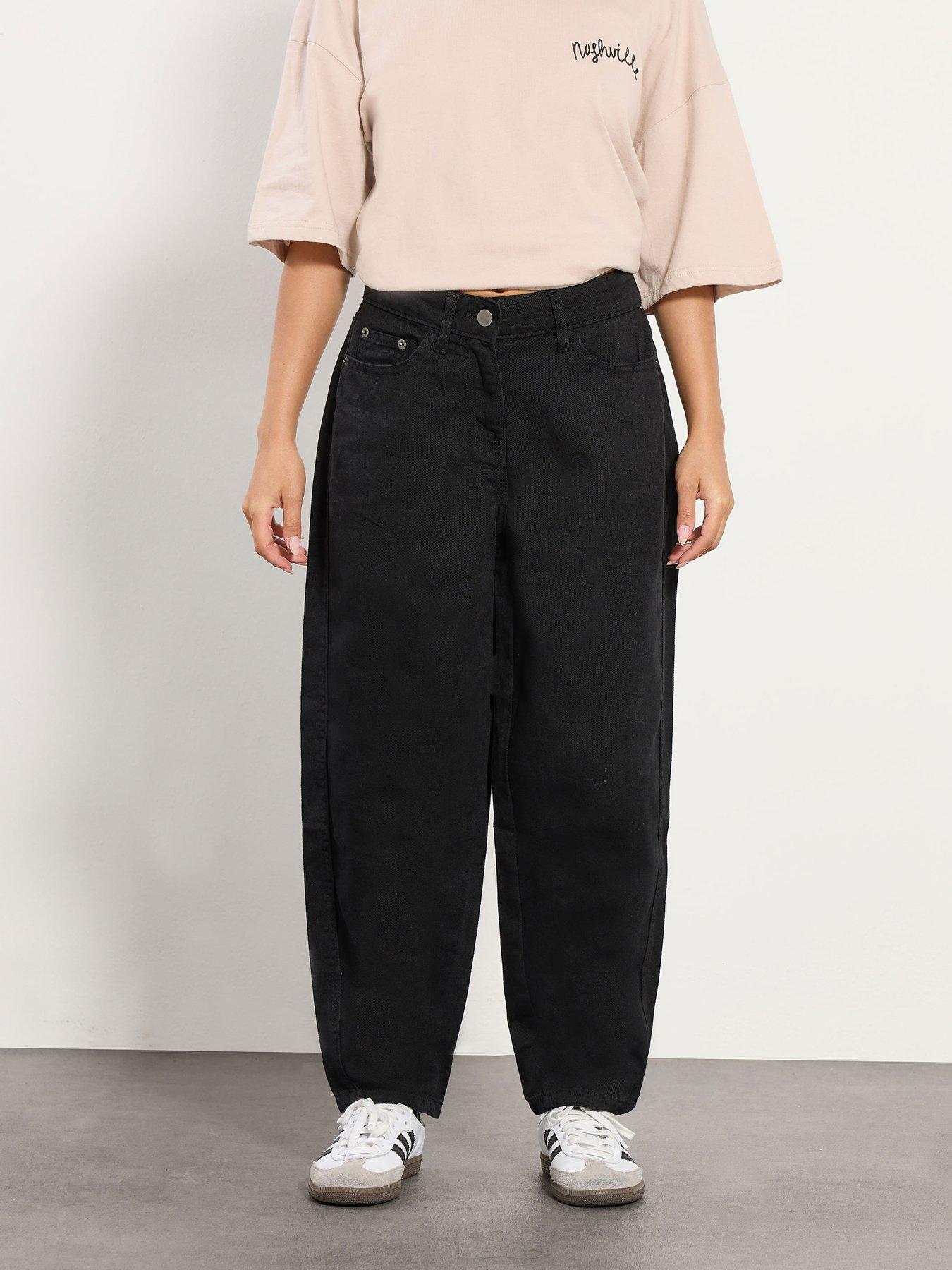 pixiegirl-petite-barrel-leg-jean-black