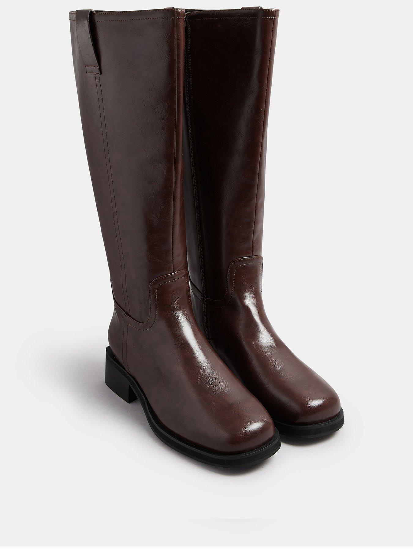 Image 2 of 4 of Yours Extra Wide Fit Pull On Boot - Brown
