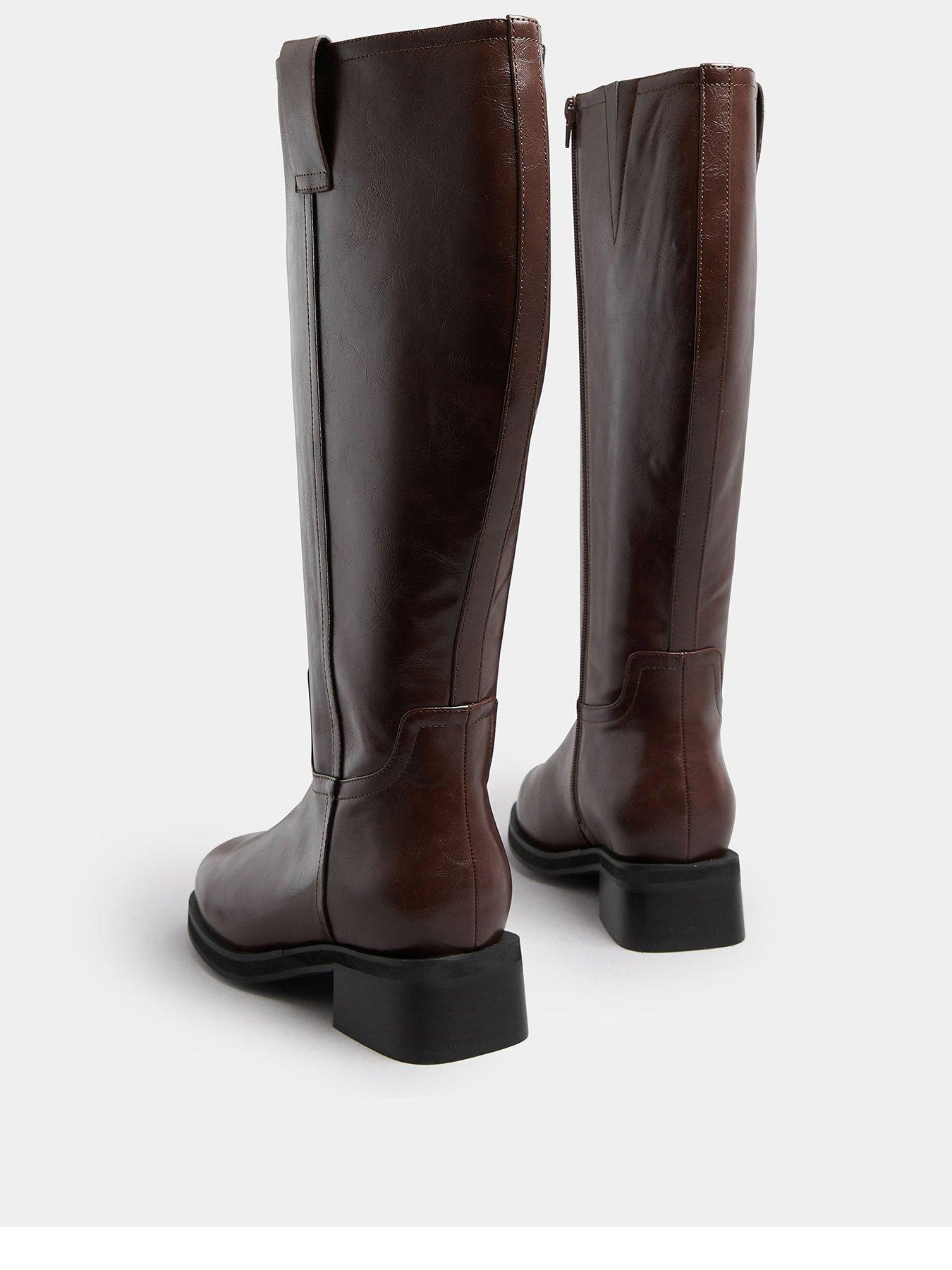 Image 3 of 4 of Yours Extra Wide Fit Pull On Boot - Brown