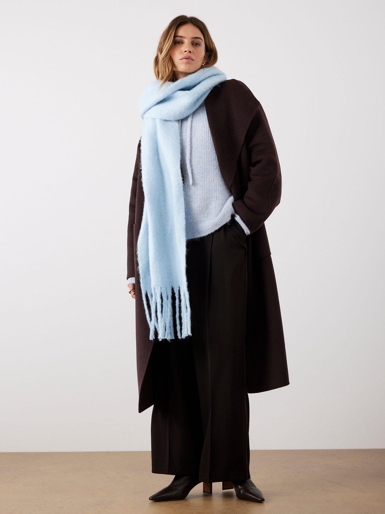 Mint Velvet Hand Finished Coat - Brown