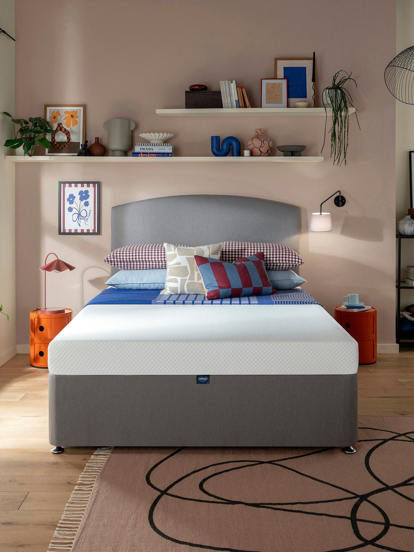 Silentnight Comfort Memory Foam Rolled Mattress - Express Delivery Available