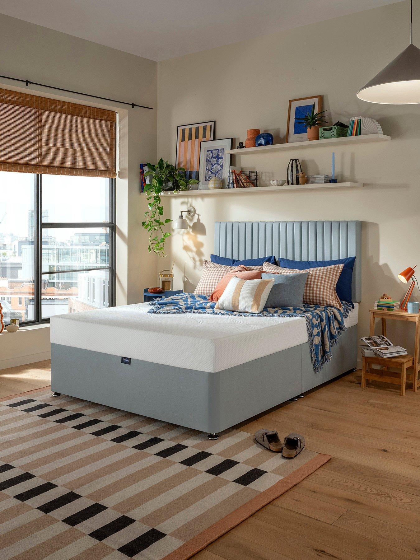 Silentnight Breathe Plus Gel Foam Rolled Mattress - 18cm - Sg - Express Delivery Available