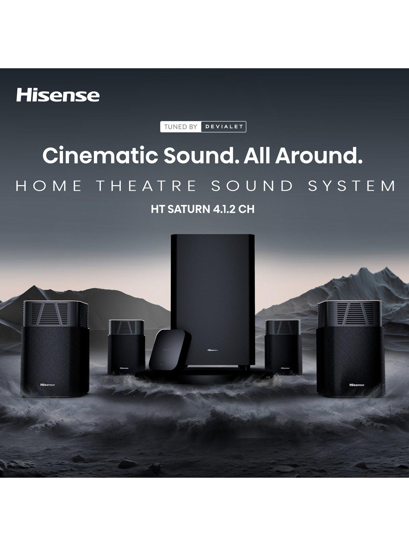 Image 4 of 7 of Hisense HT SATURN 4.1.2 Wireless Sound Bar with Dolby Atmos &amp; DTS Virtual:X